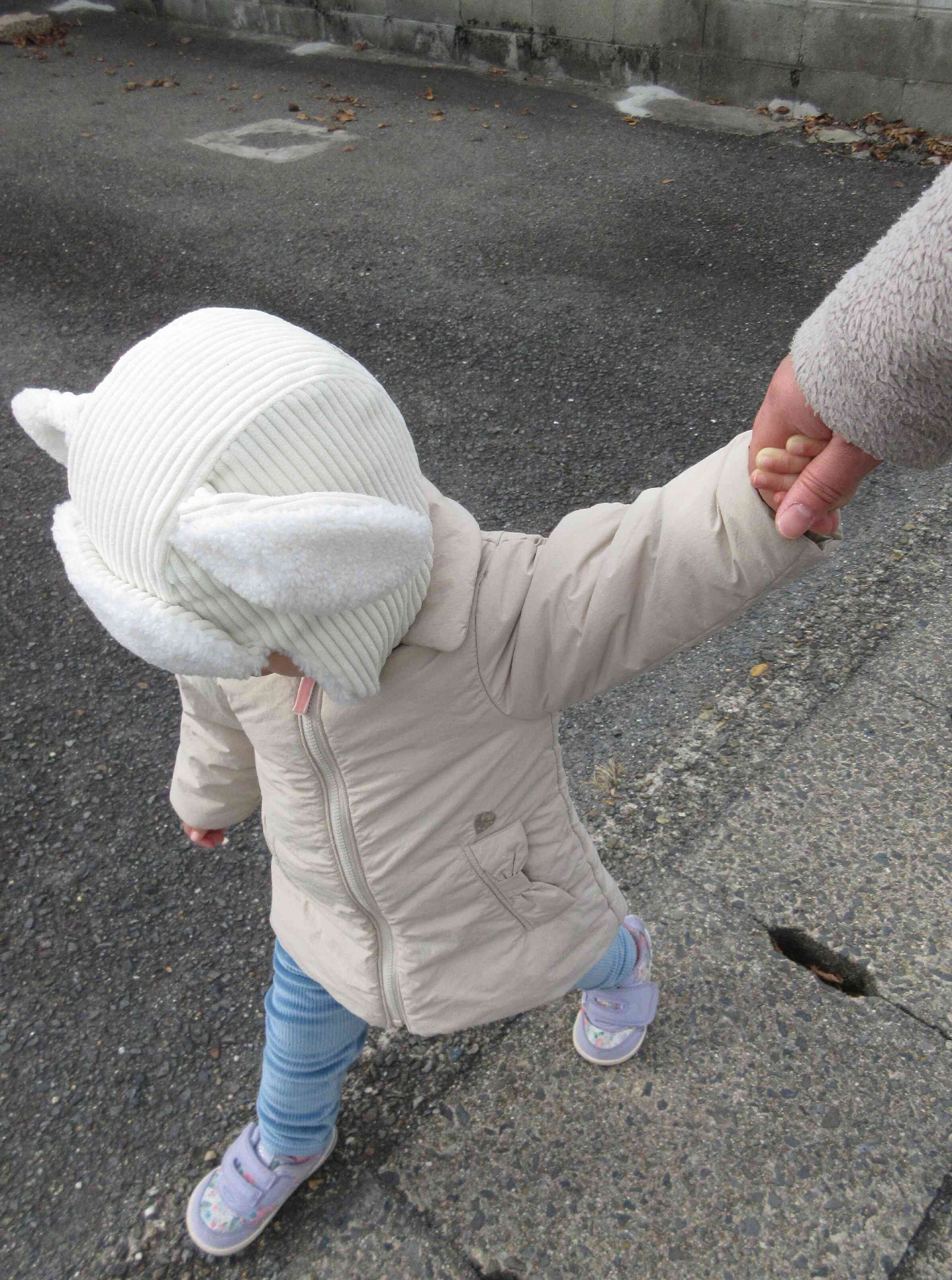 しっかり歩くこともできたね！