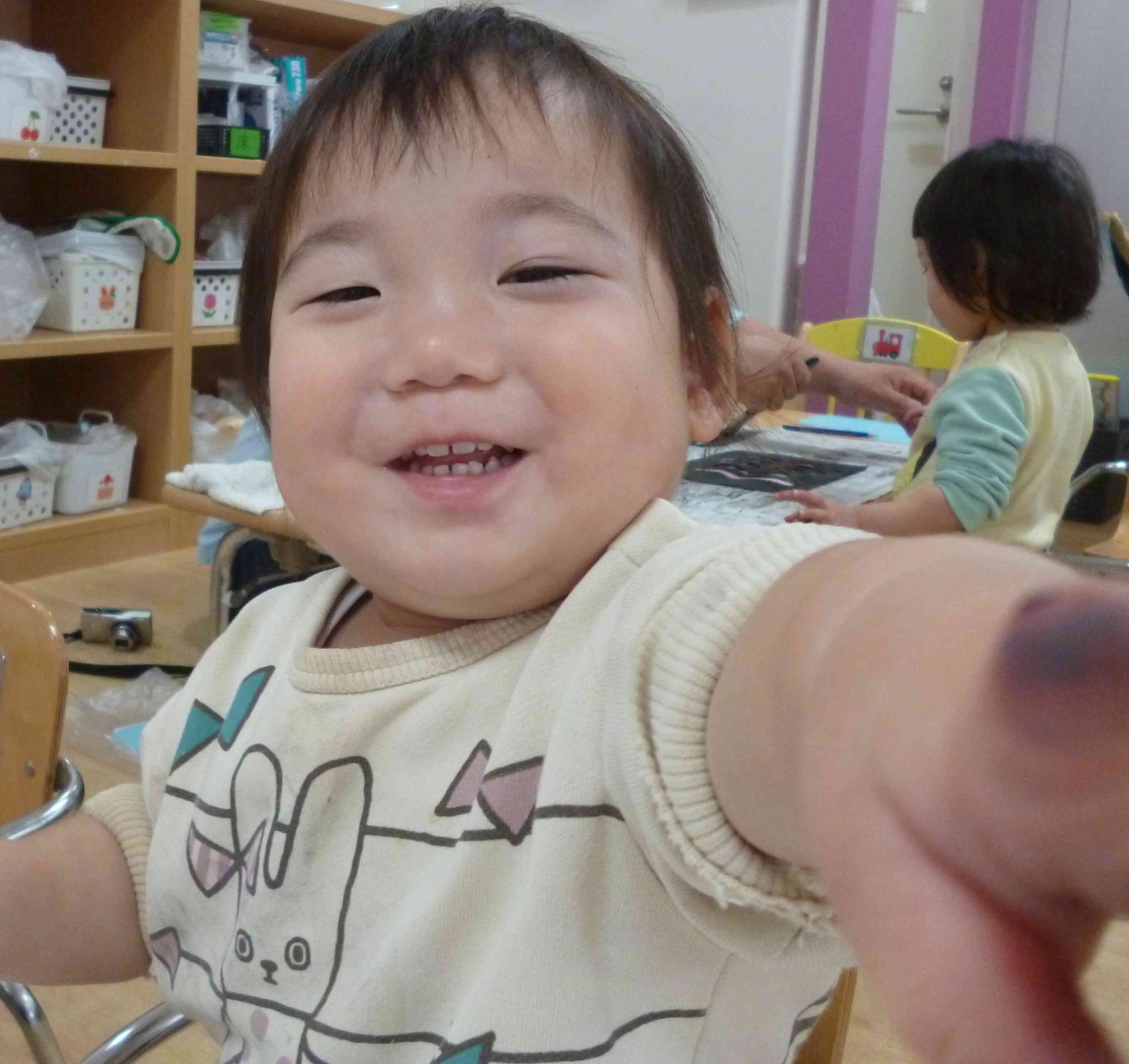 指が黒くなっちゃった～！