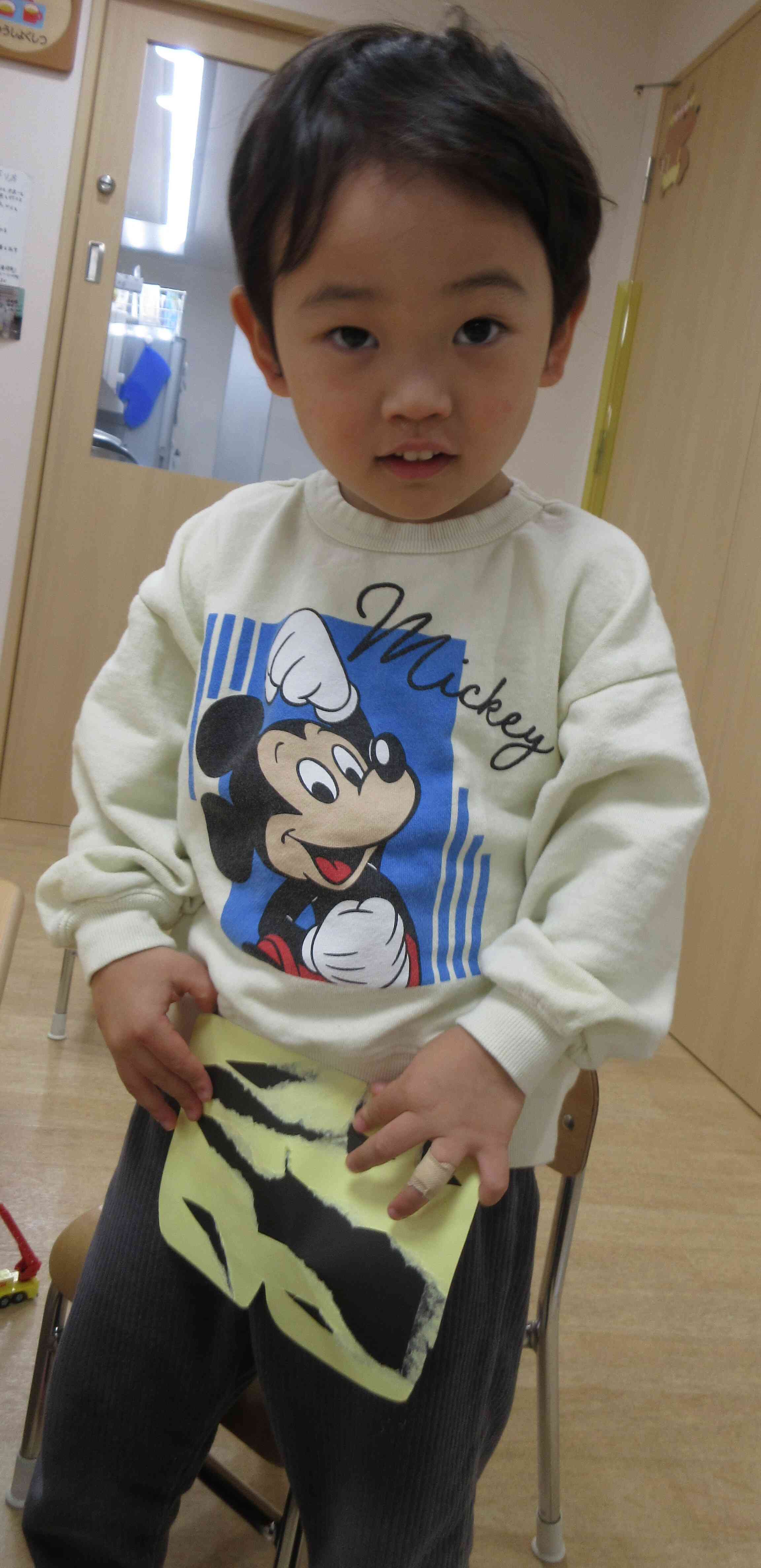 破けたら・・・ほら、完成！！！