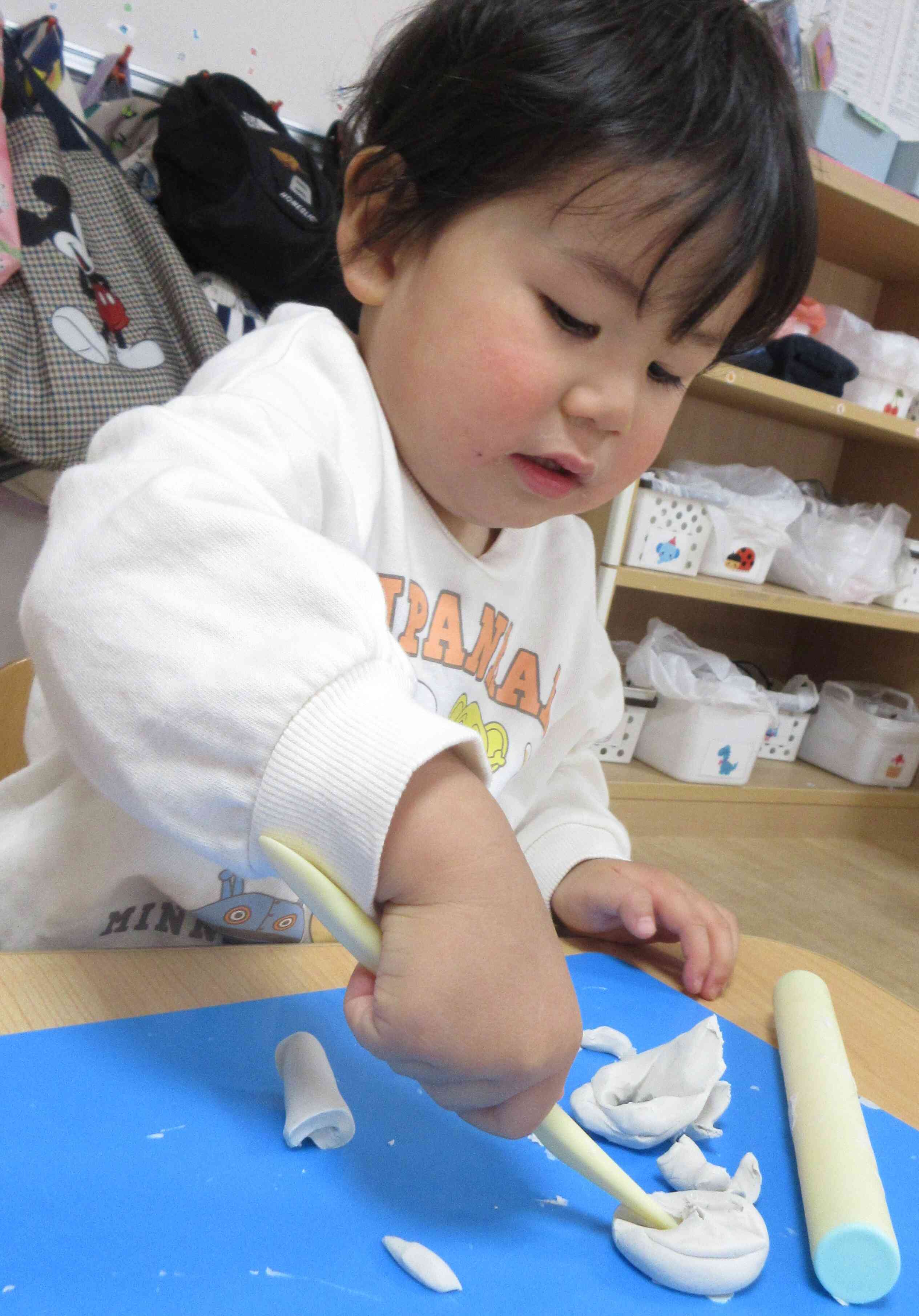 粘土遊びをしたよ！！　