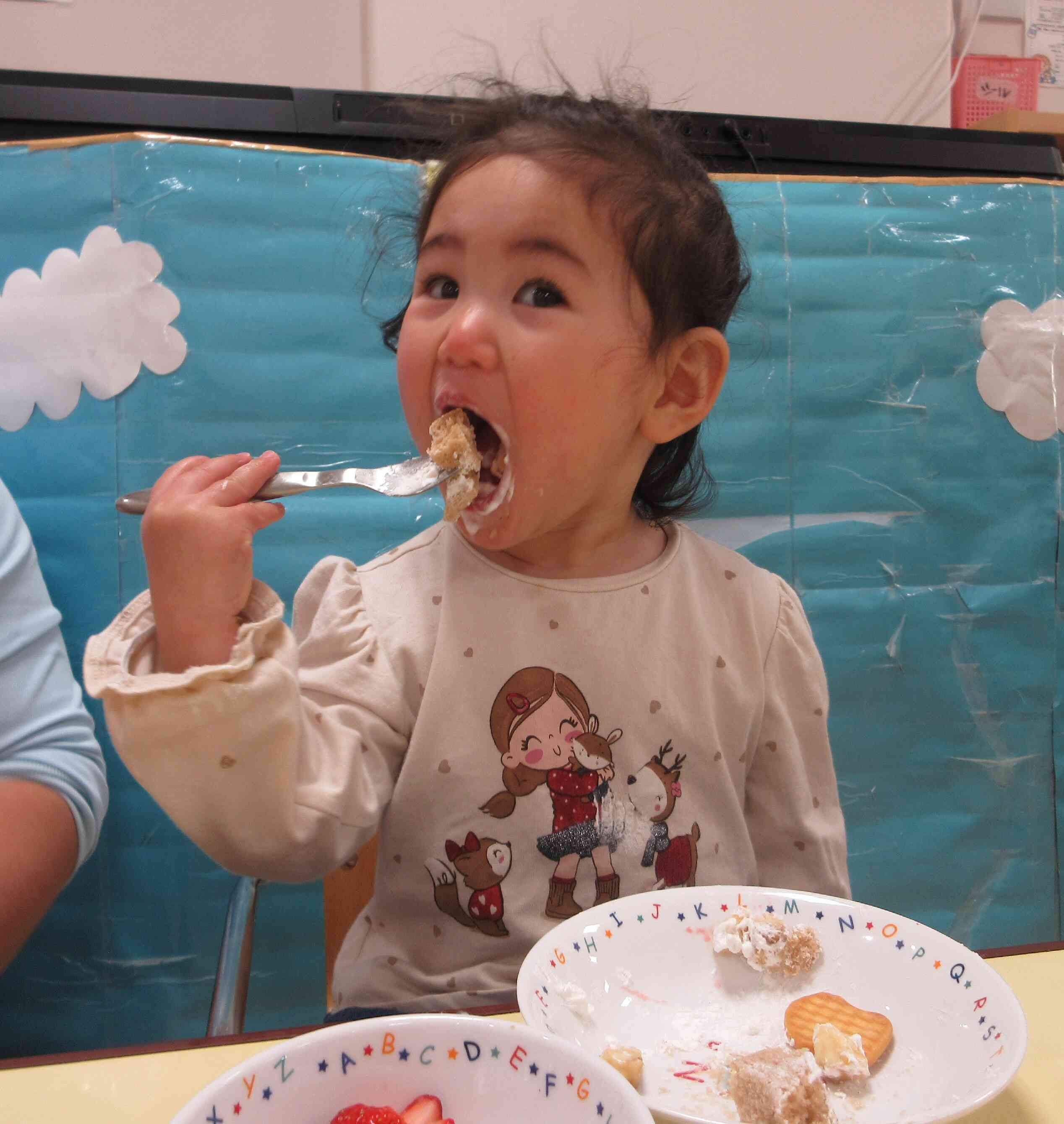 おいしい～！おかわりもしたよ～！