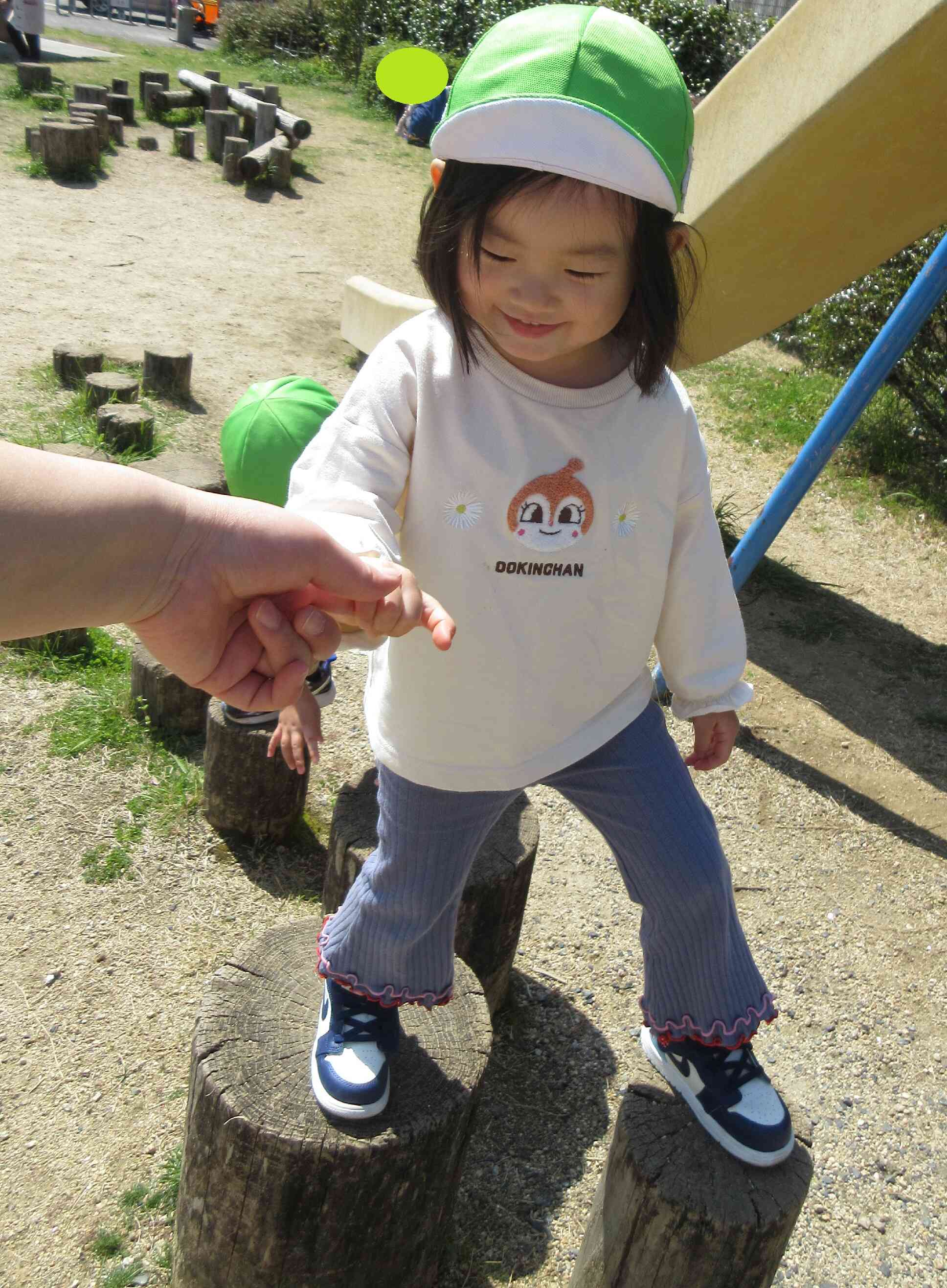 丸太登り挑戦！