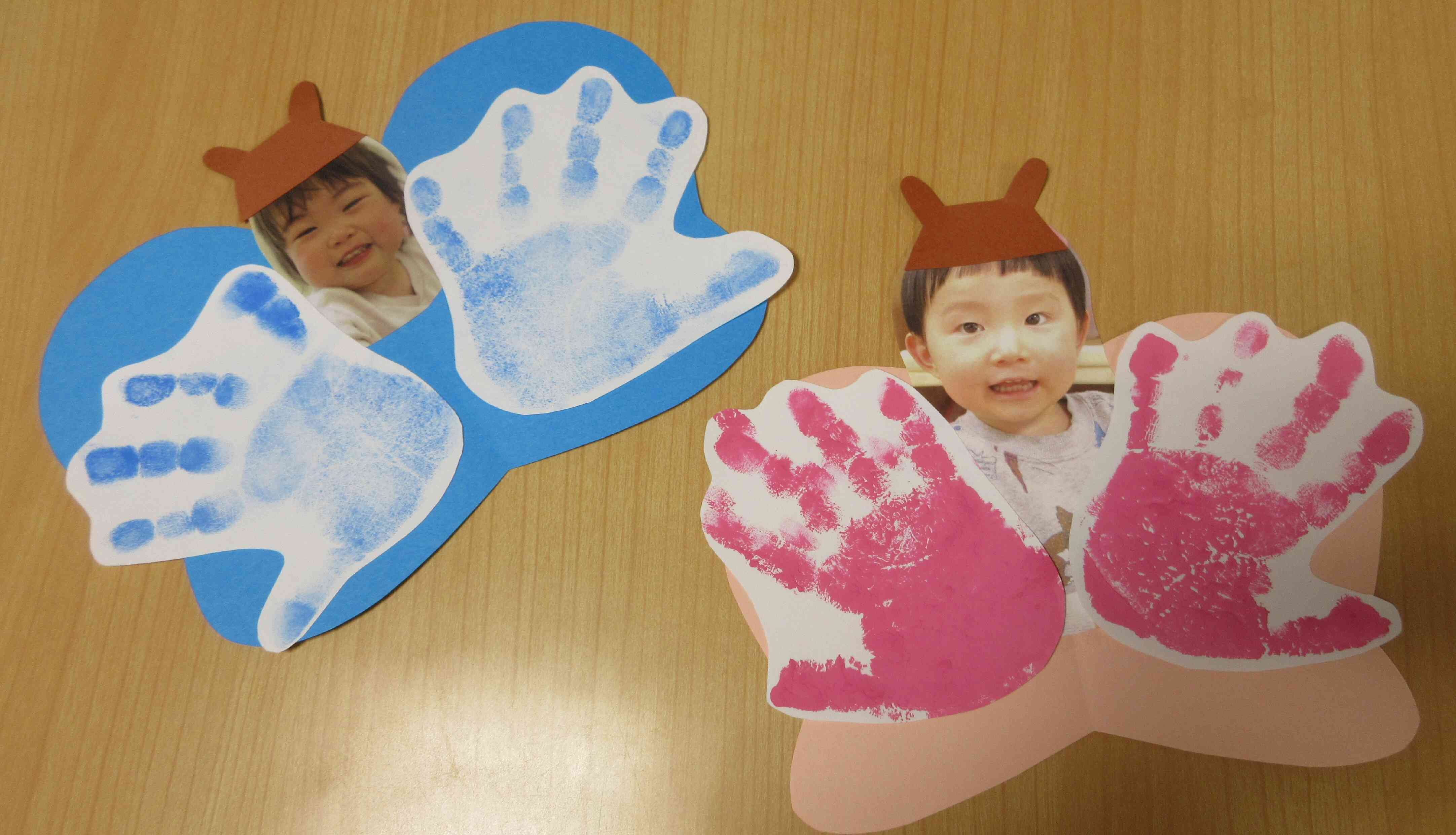 可愛いちょうちょに変身☆