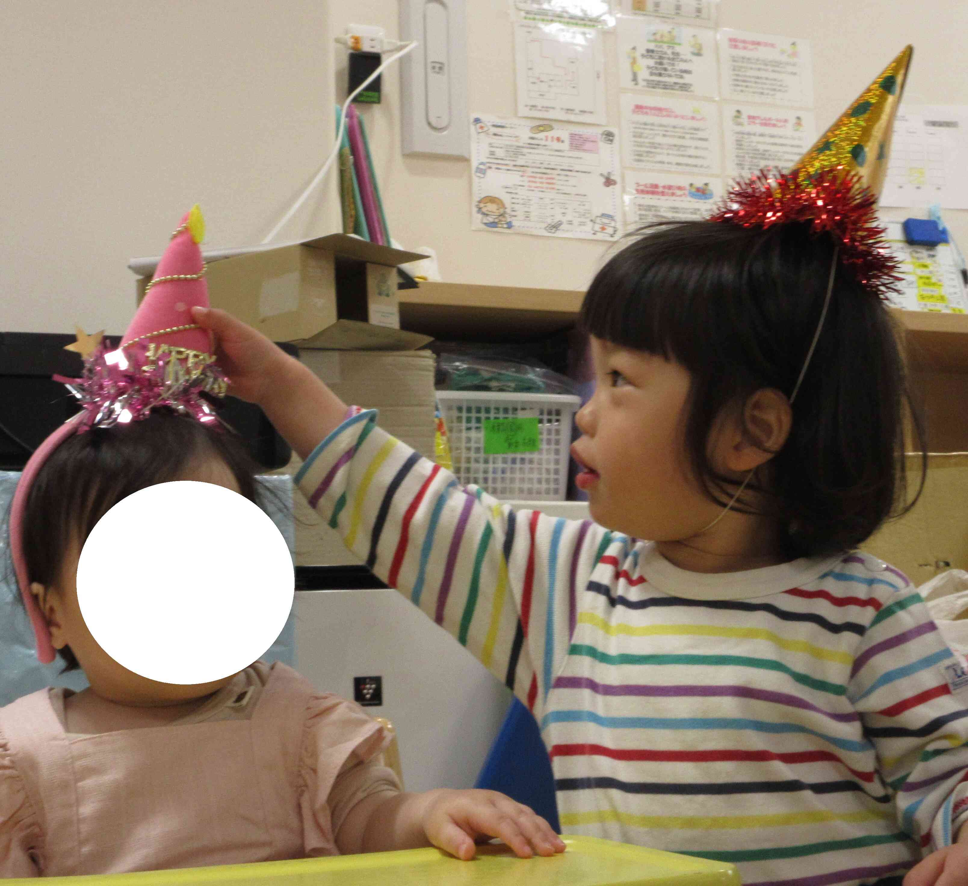 かわいいカチューシャを付けてもらったよ！