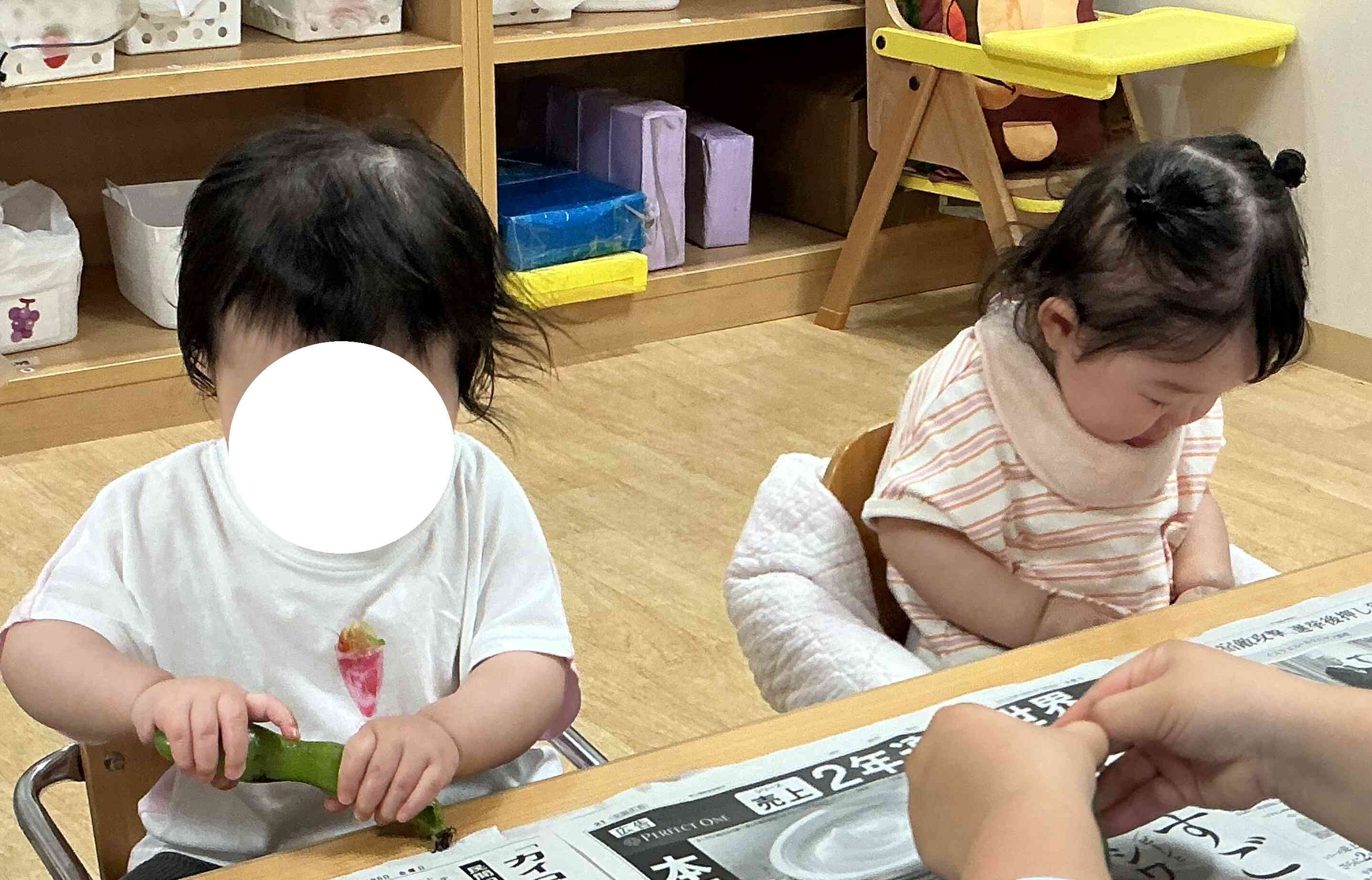 ひよこ組のお友だちも必死な様子！！