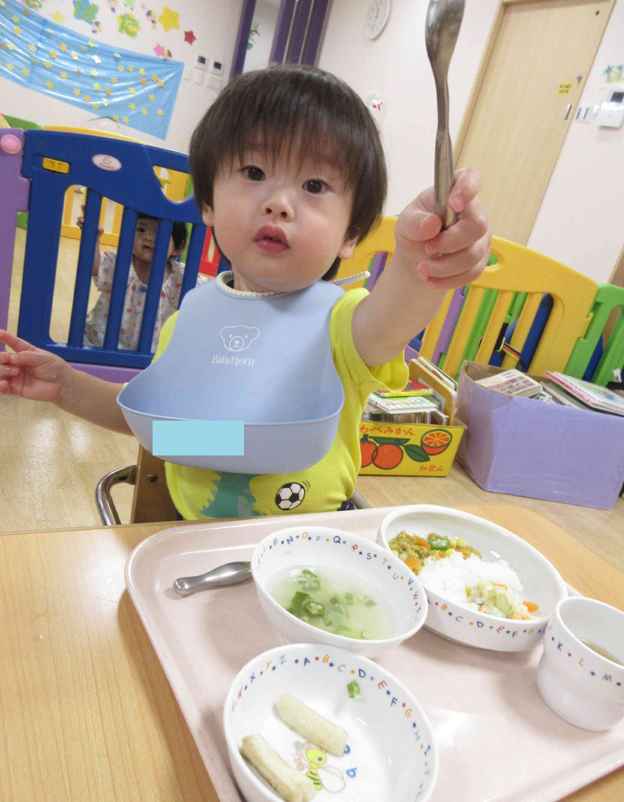 給食の中にもお星さま発見!!