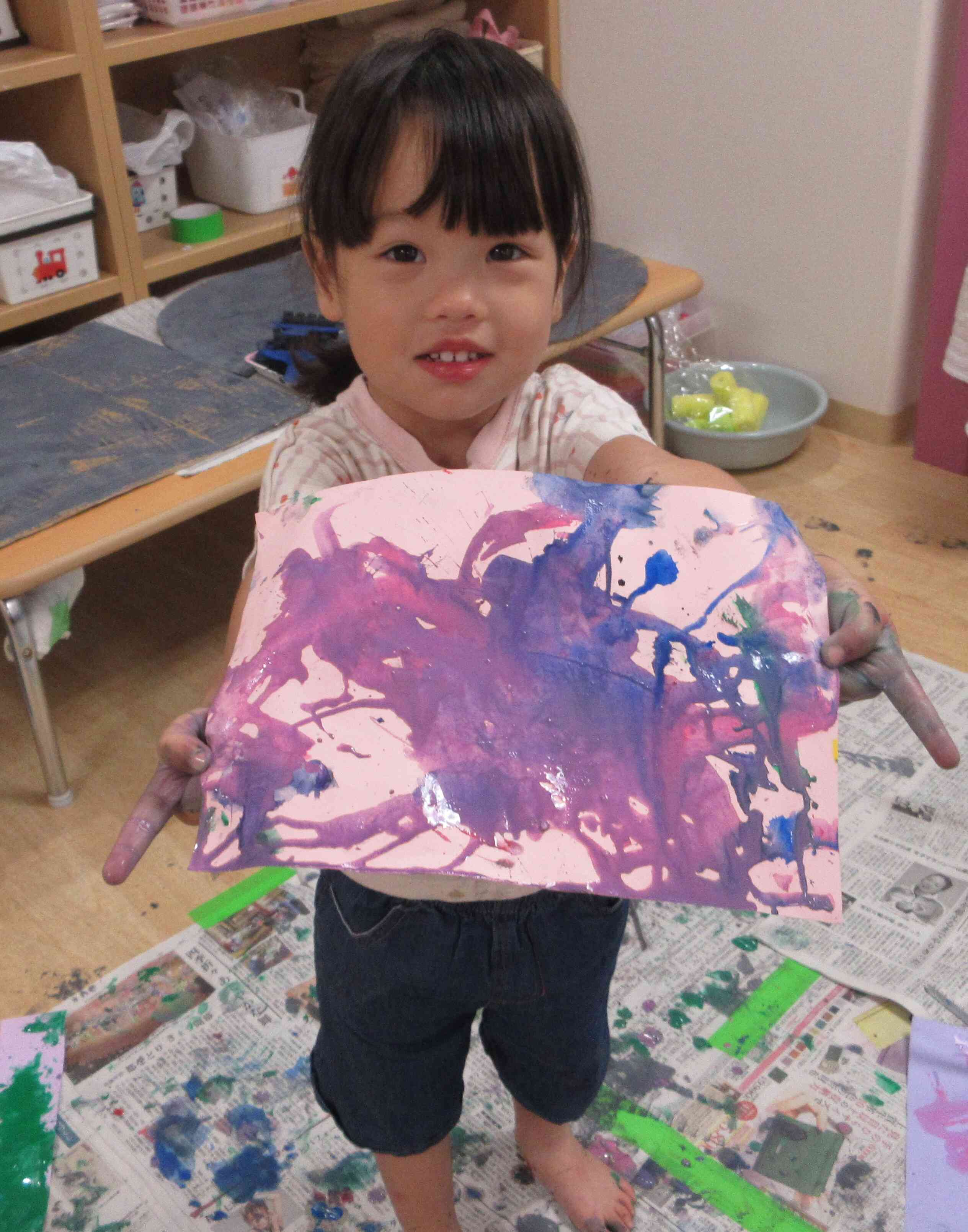 氷絵の具で遊んでみた！
