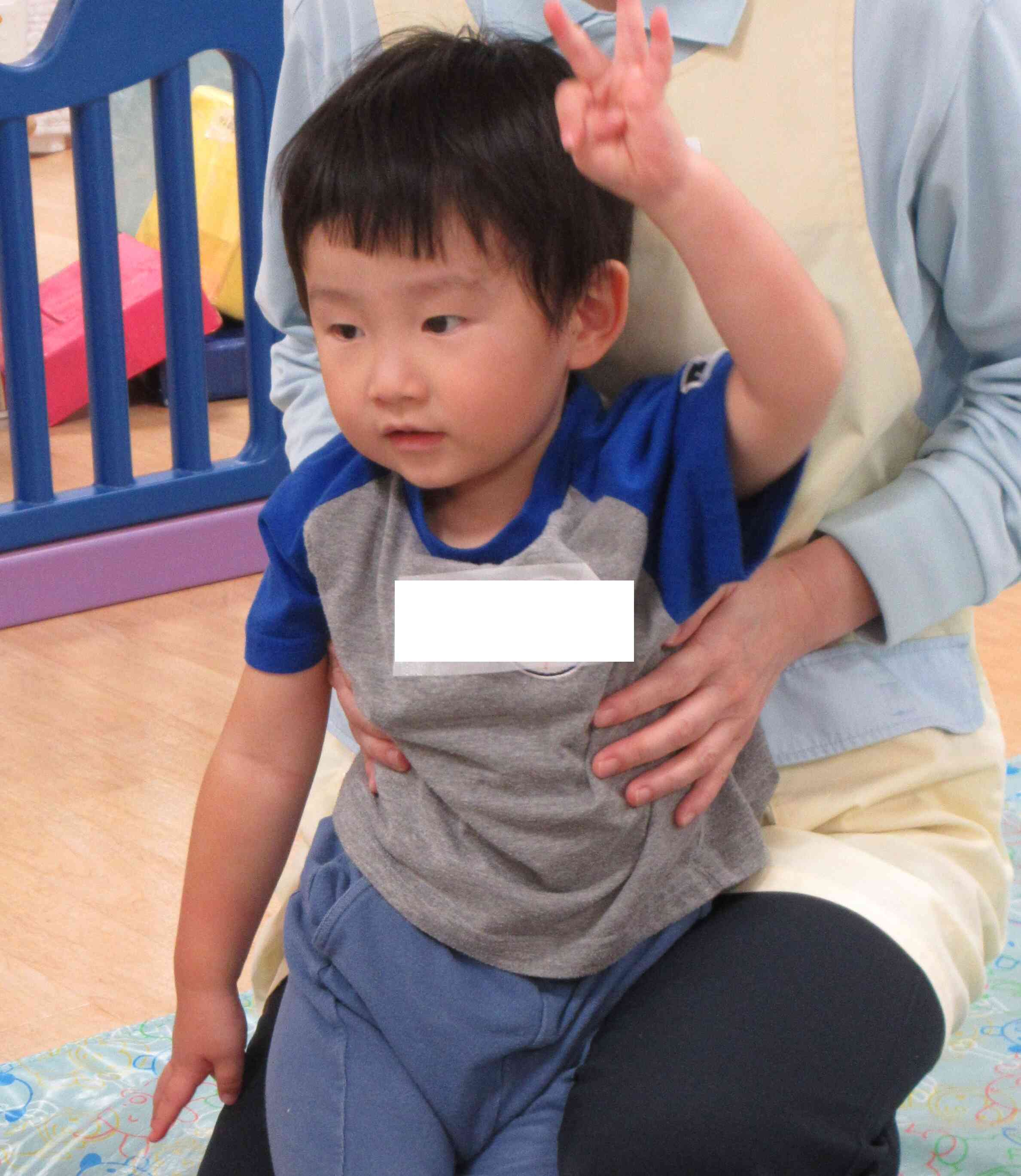 ３歳の人～？「はーい！！」