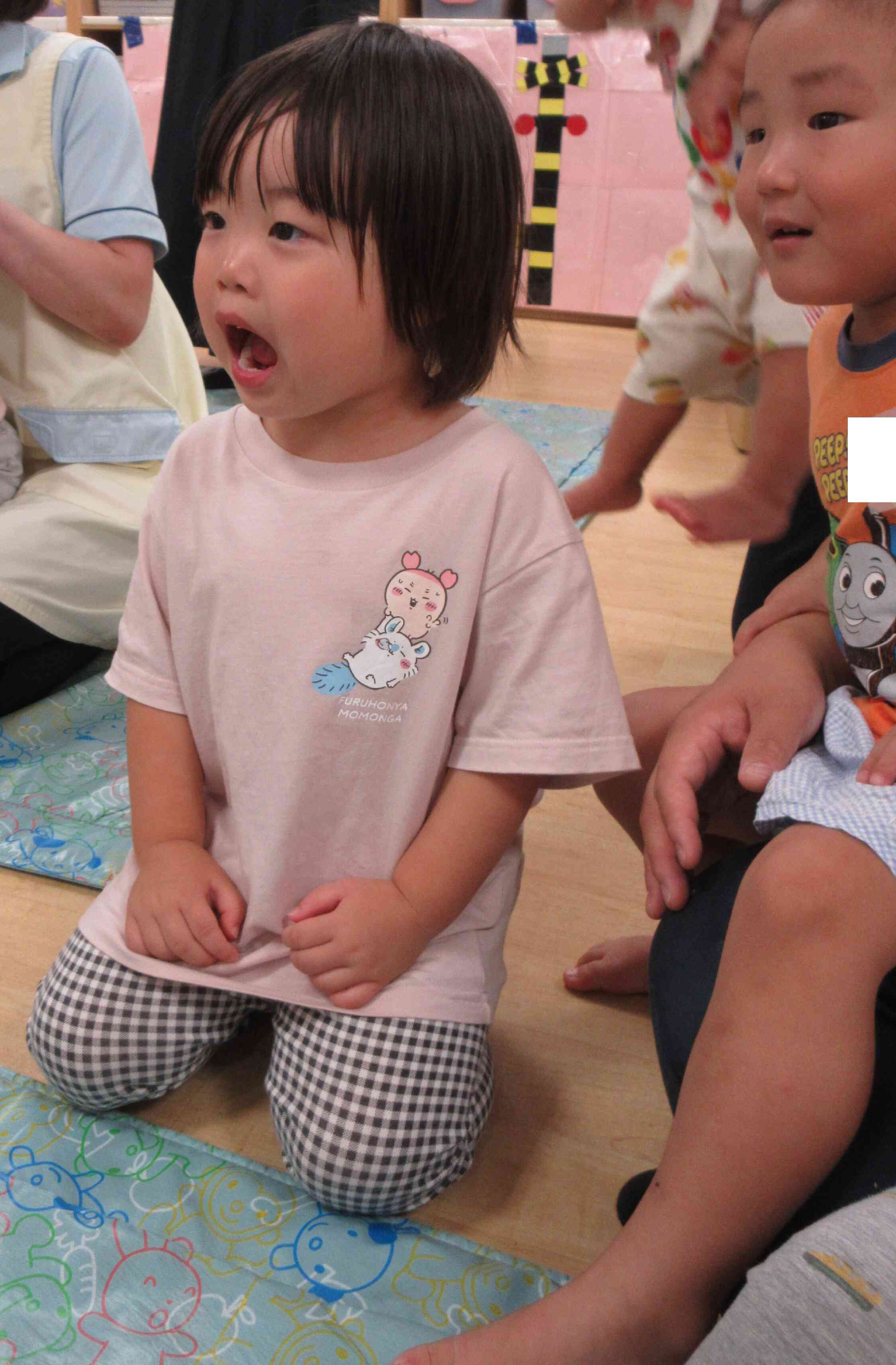 わあ！おばけがでてきた！