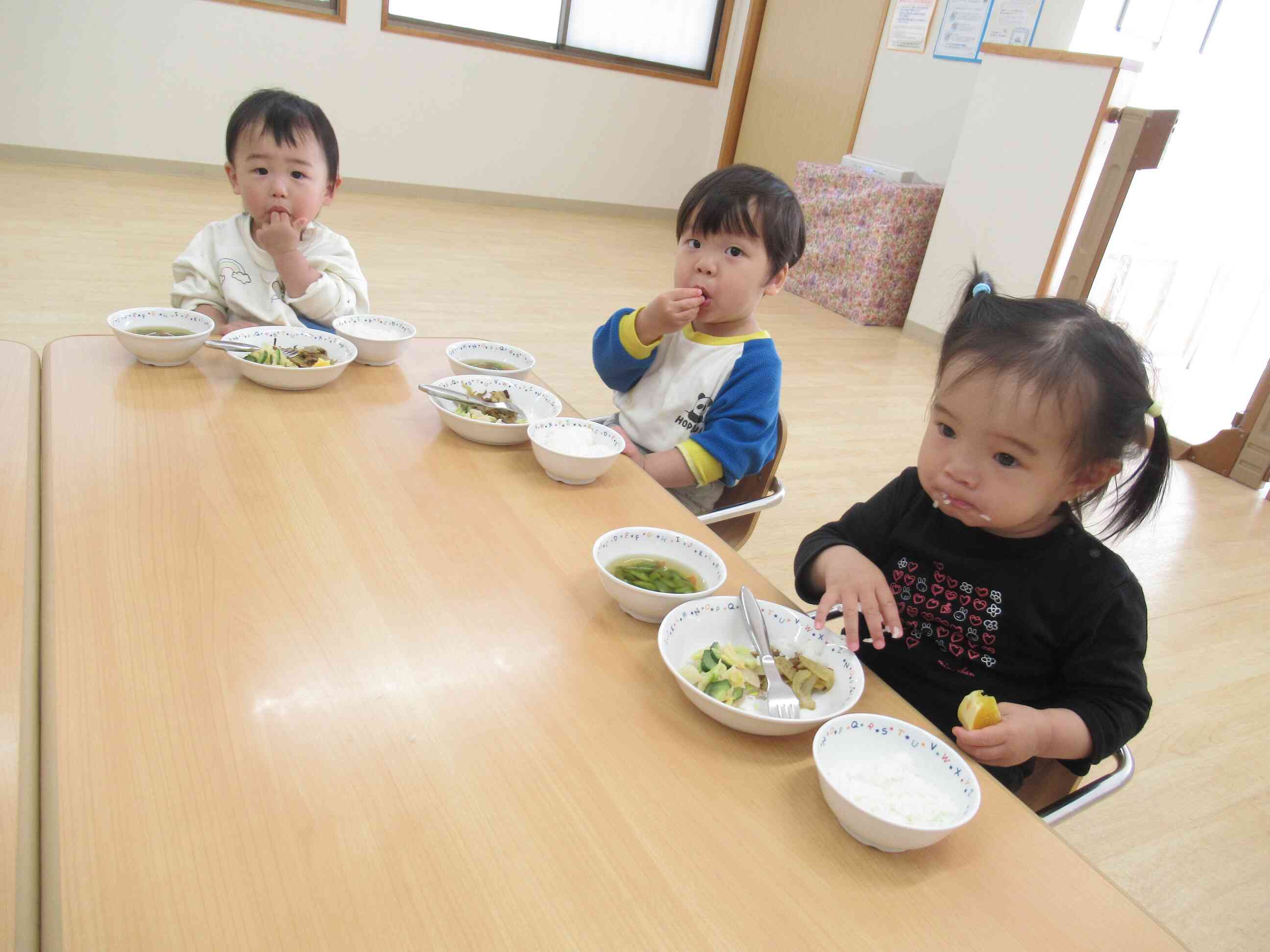 たくさん食べるよ