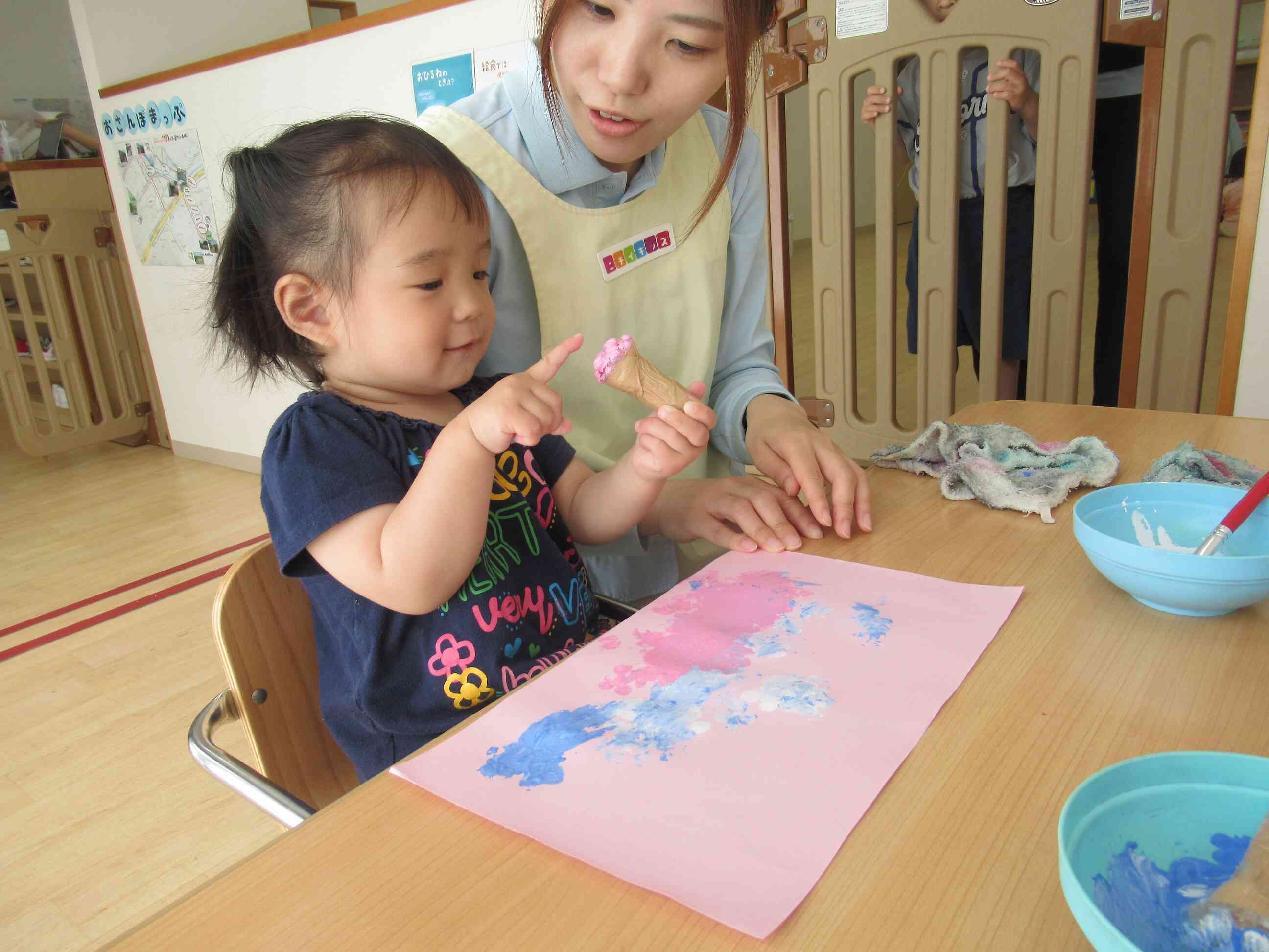 1歳児 あひる組