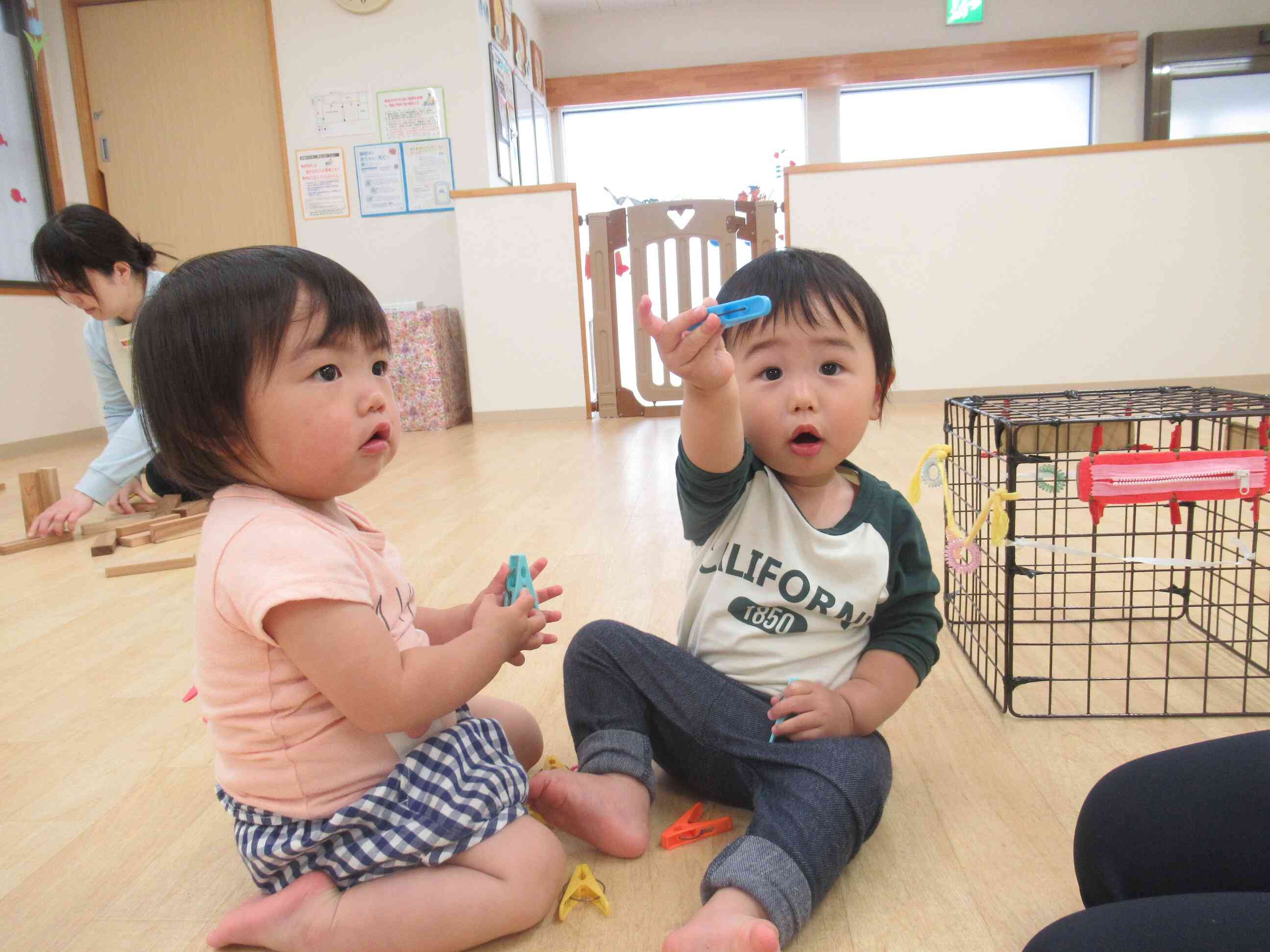あひる組さん（1歳児）の好きな遊び