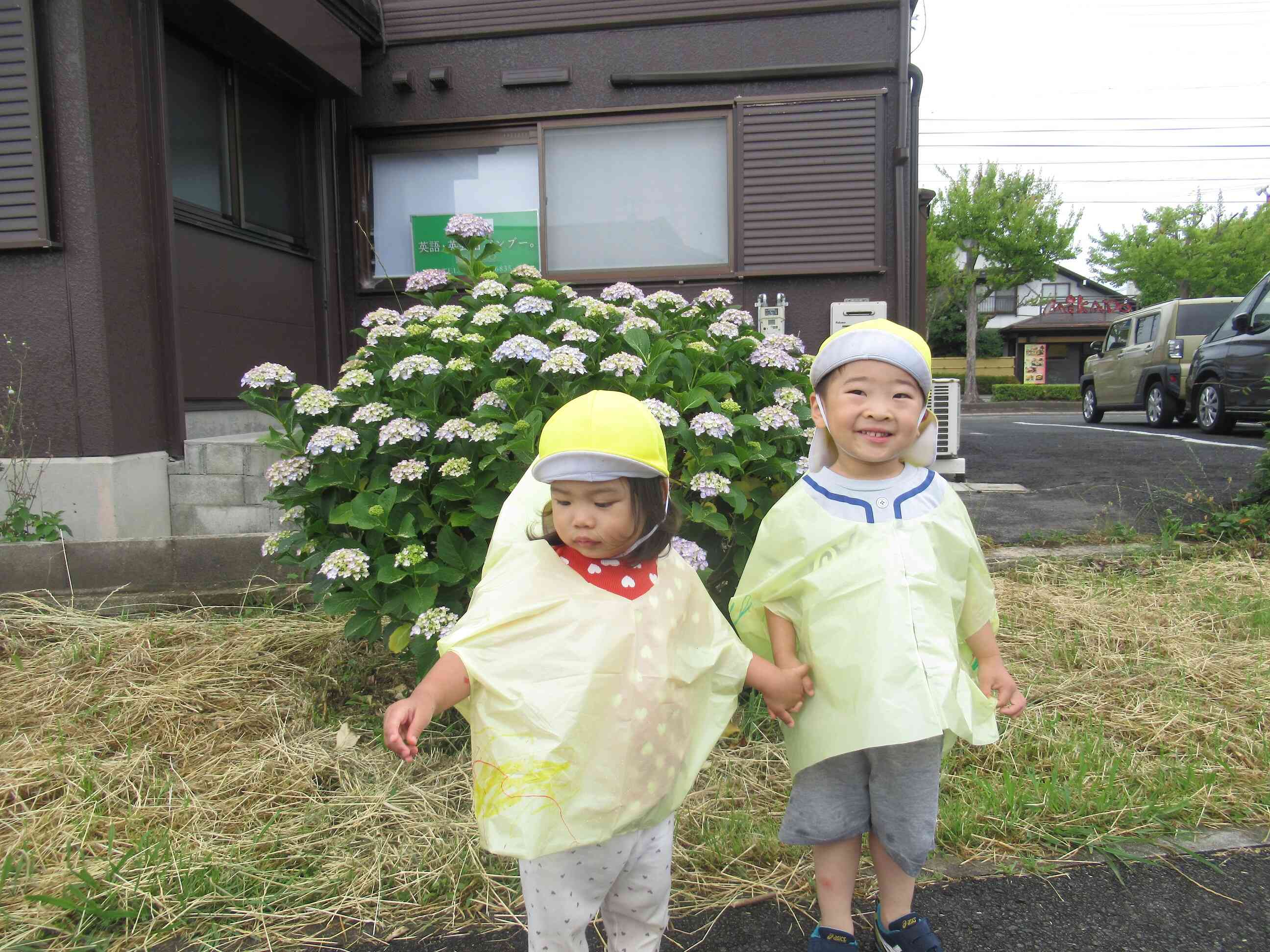 はい。ポーズ。