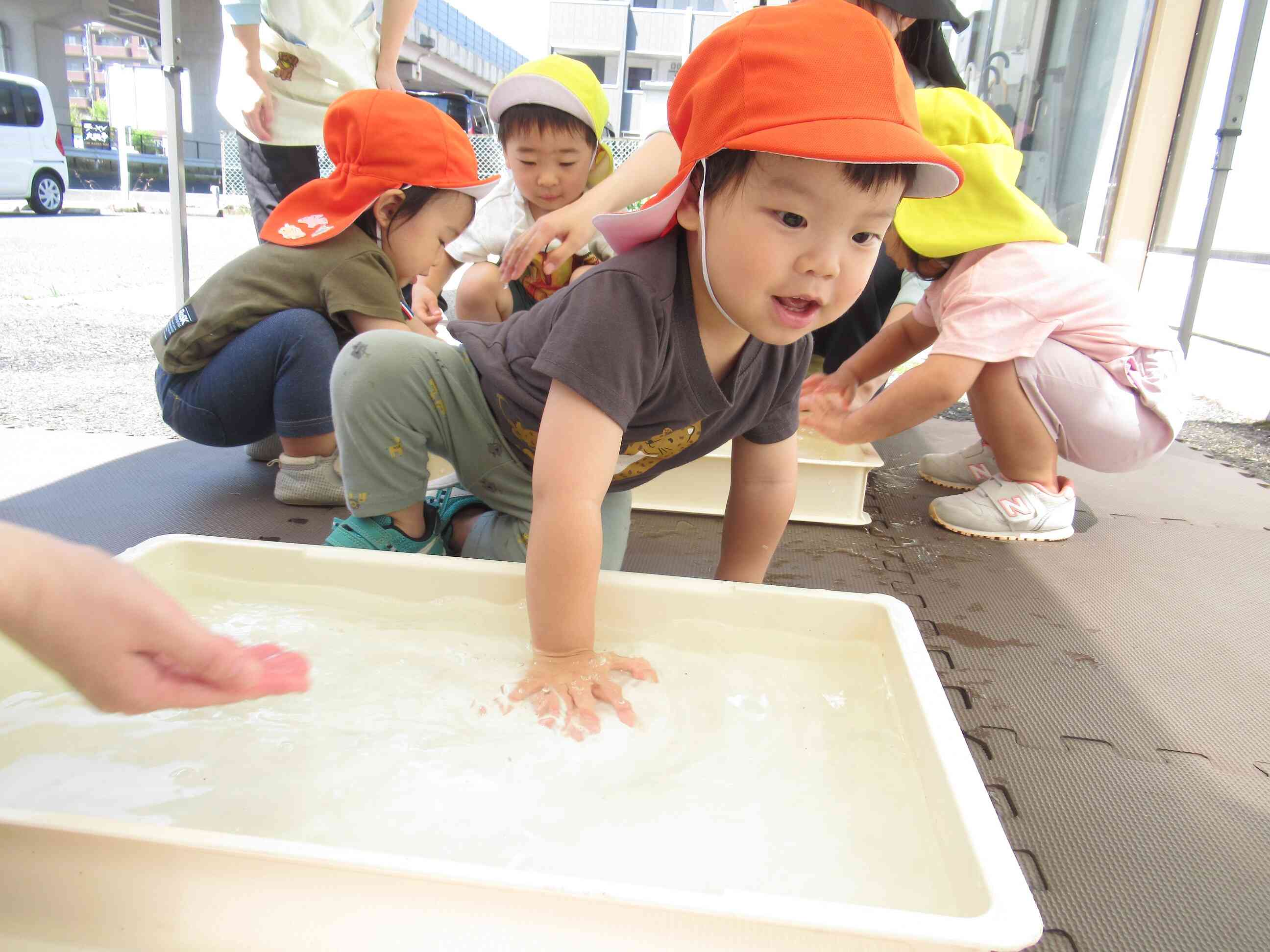 冷たくて気持ちがいいね。
