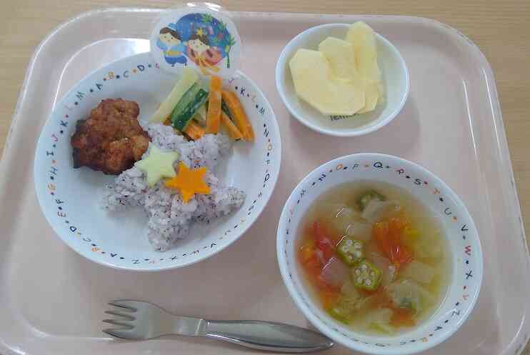 7月7日（七夕）の給食