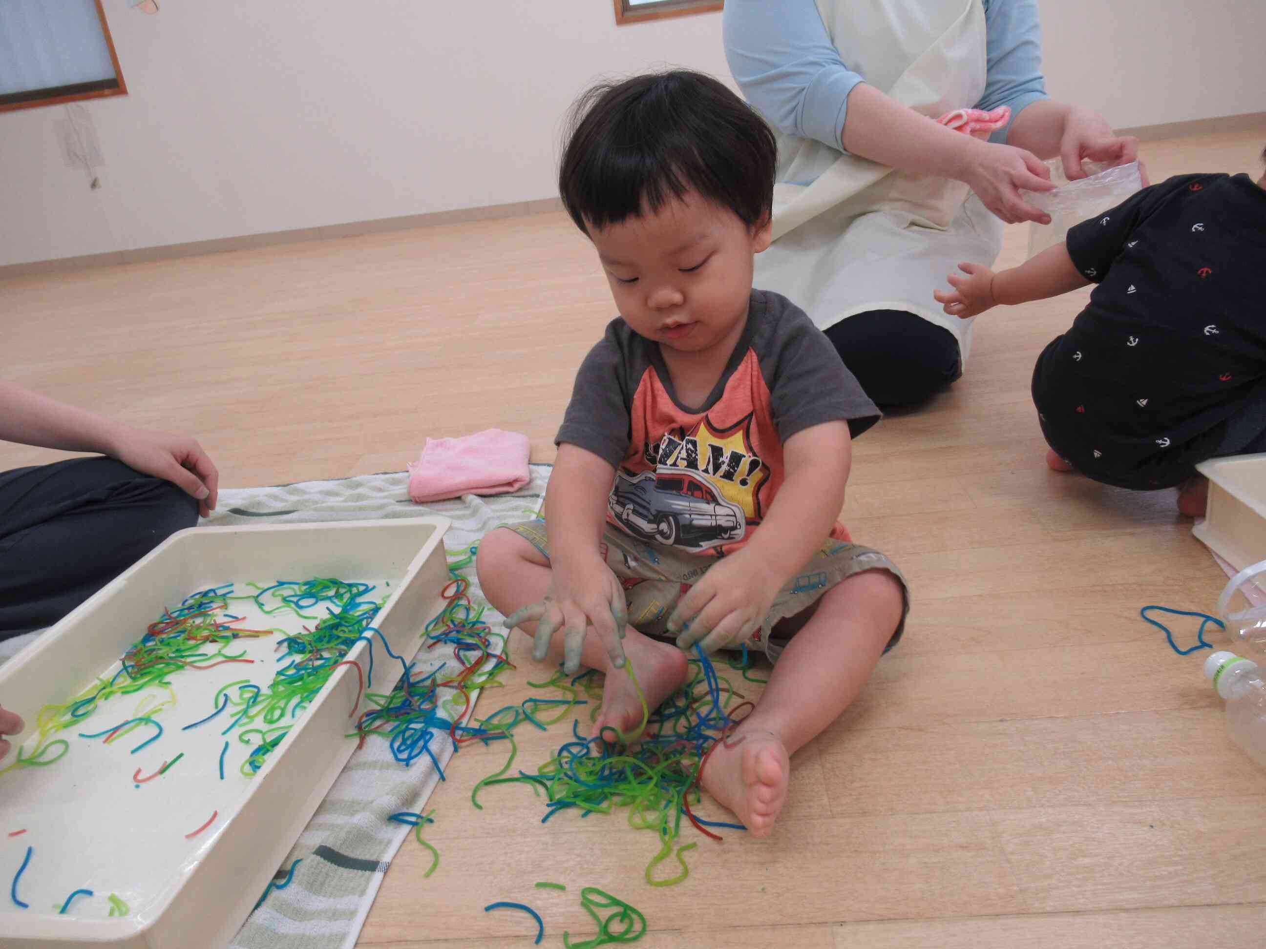 たくさん遊んだよ。