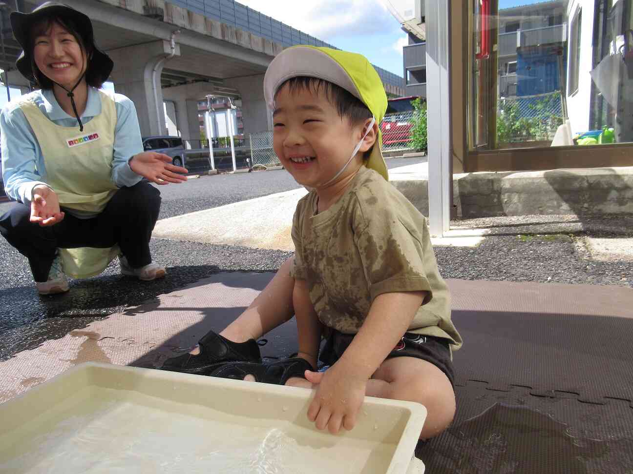 冷たくて気持ちいいね