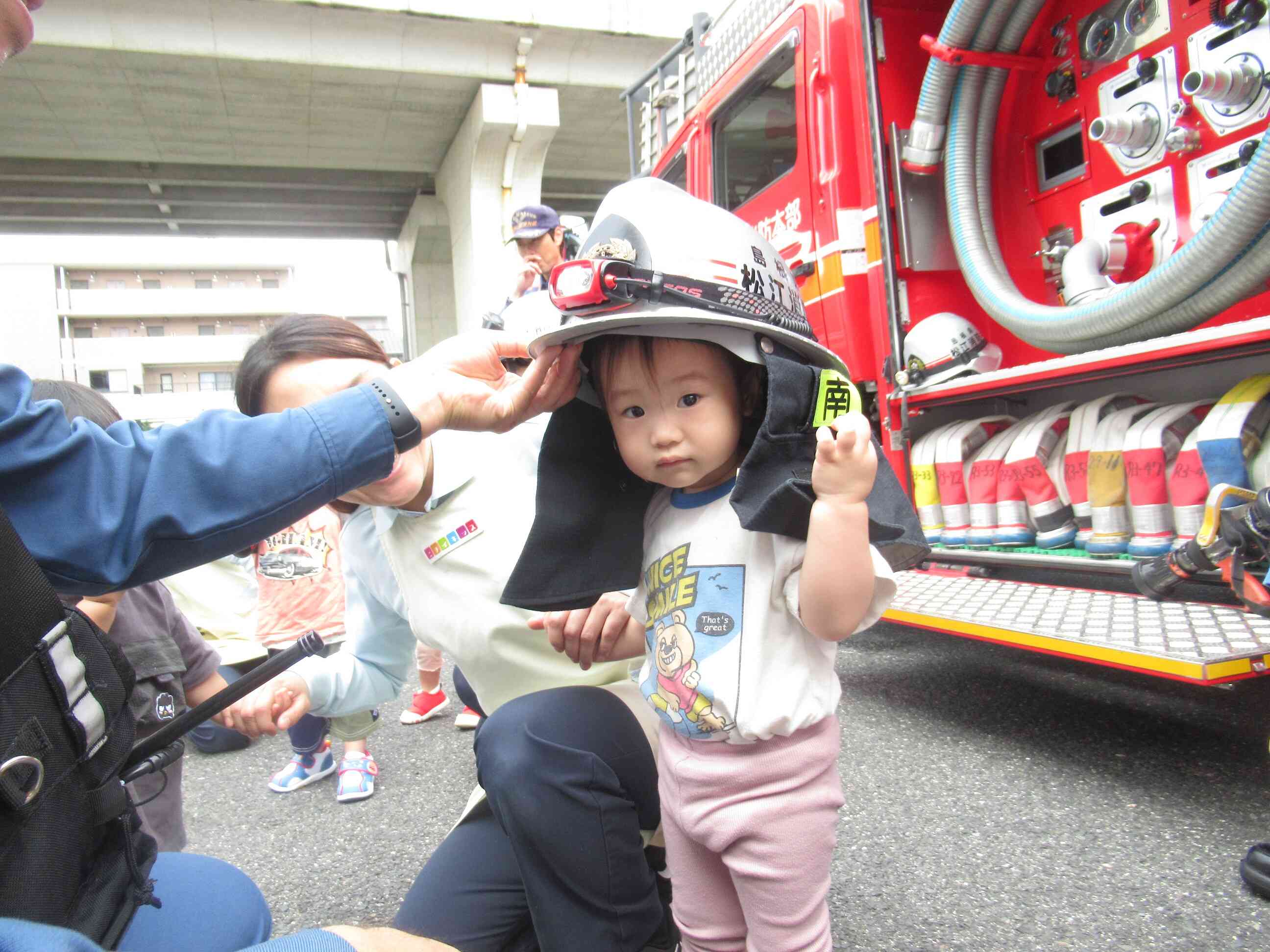 総合避難訓練がありました。｜ニチイキッズまつえ上乃木保育園｜ニチイ