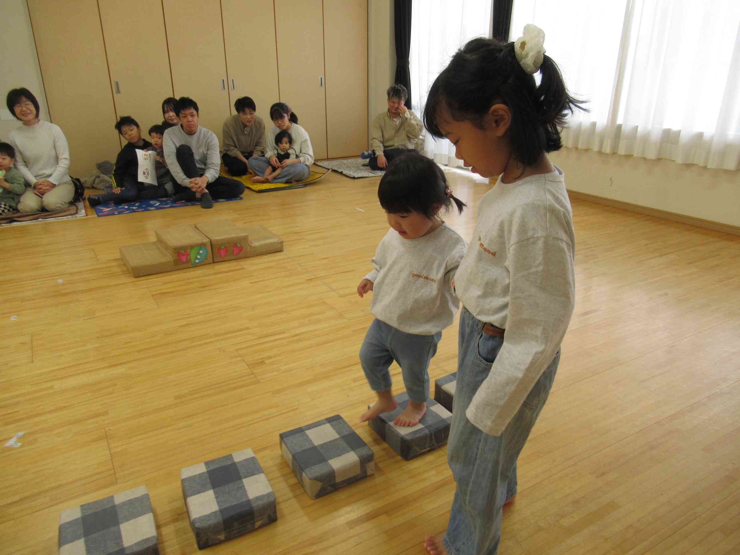 バランスをとりながらそーっと・・そーっと