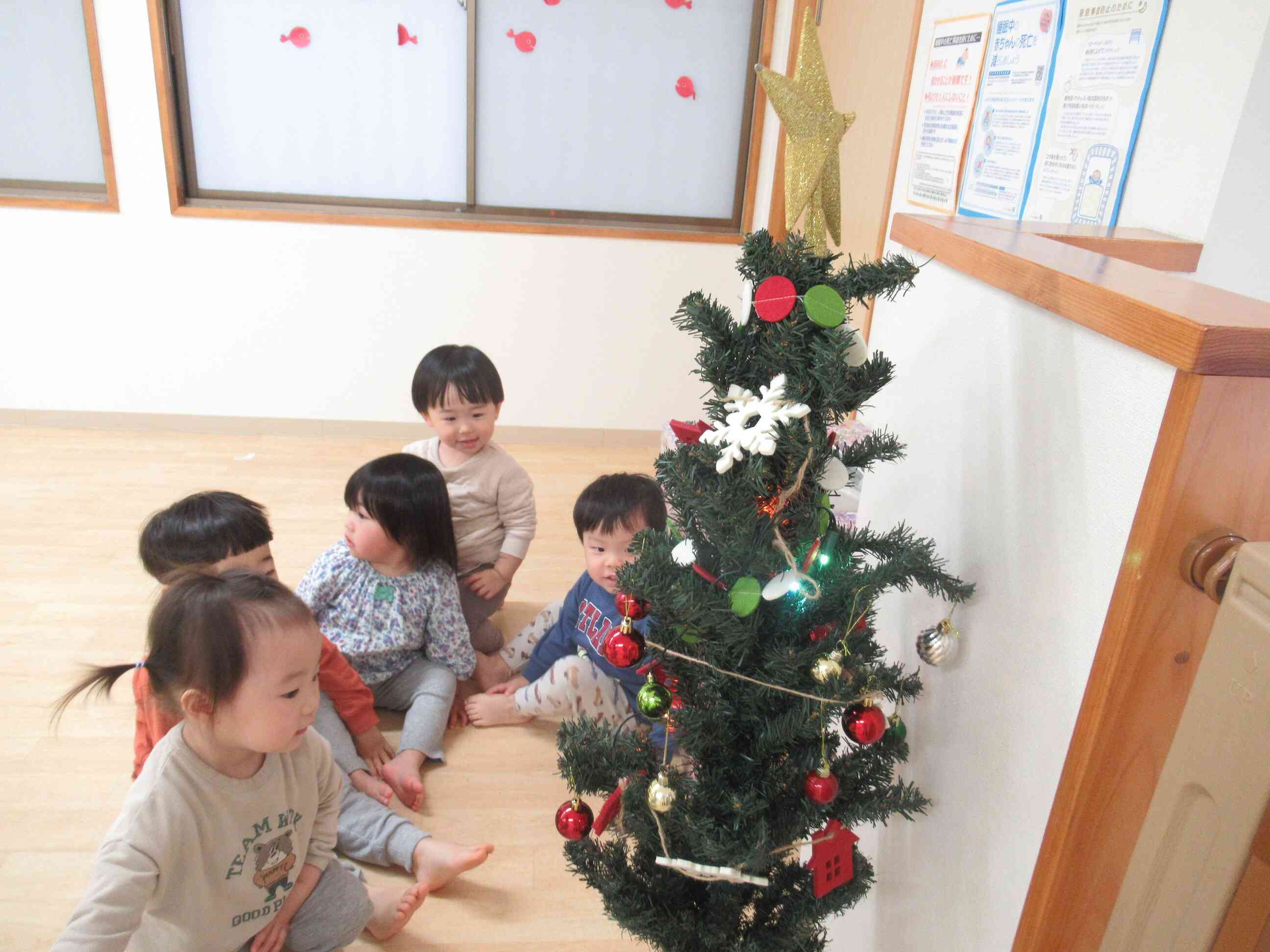 ライトもついてピカピカできれいだね