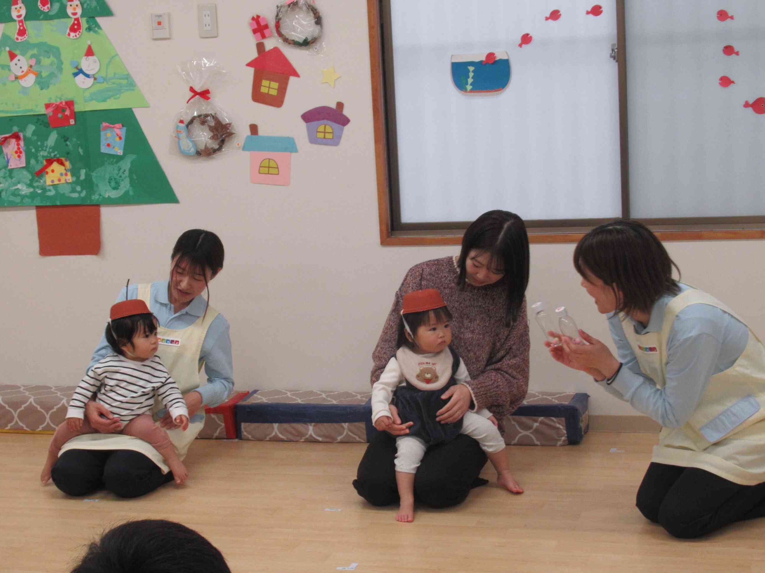 ひよこ組さんの発表です