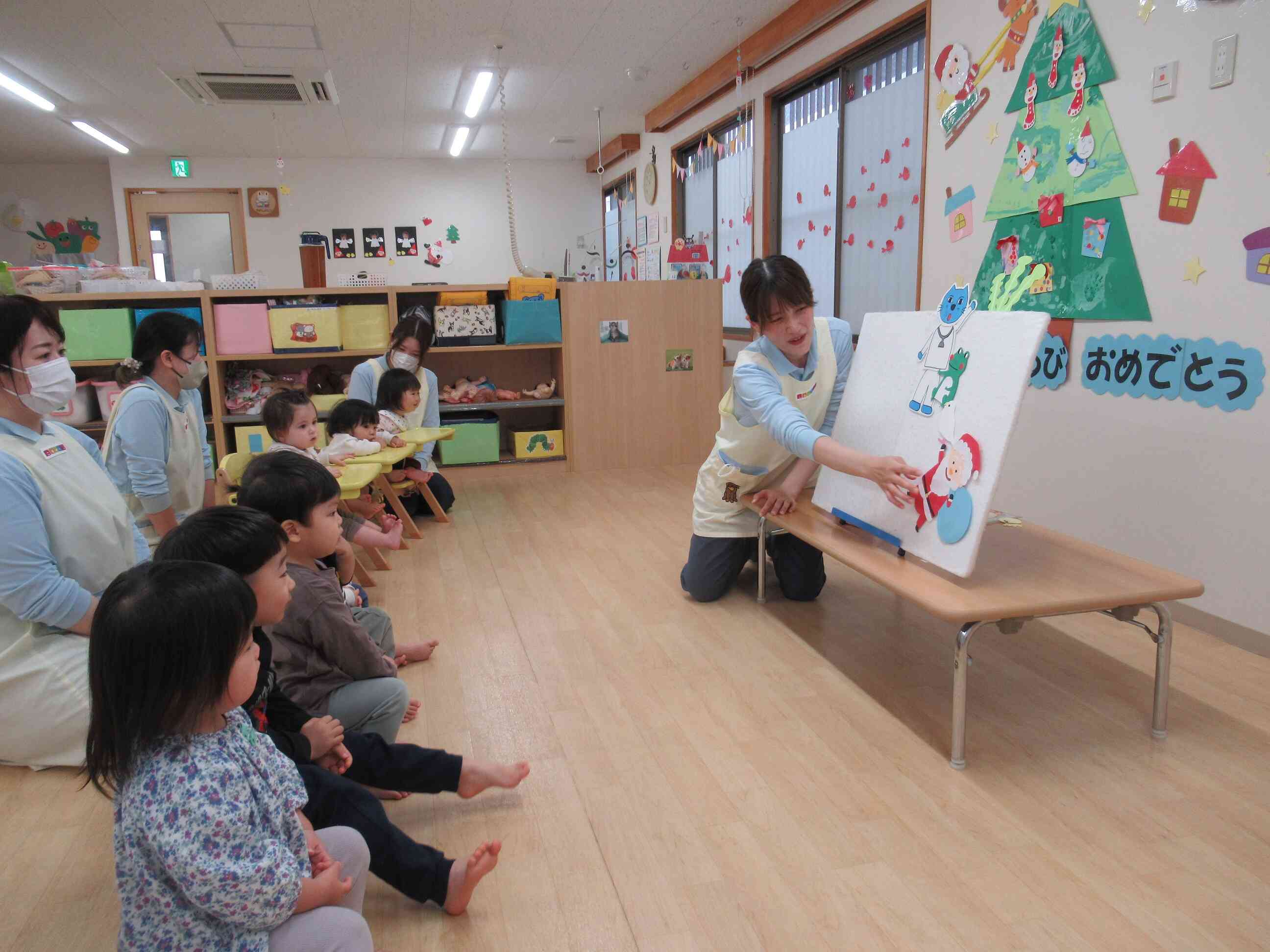 サンタさんもでてきたよ