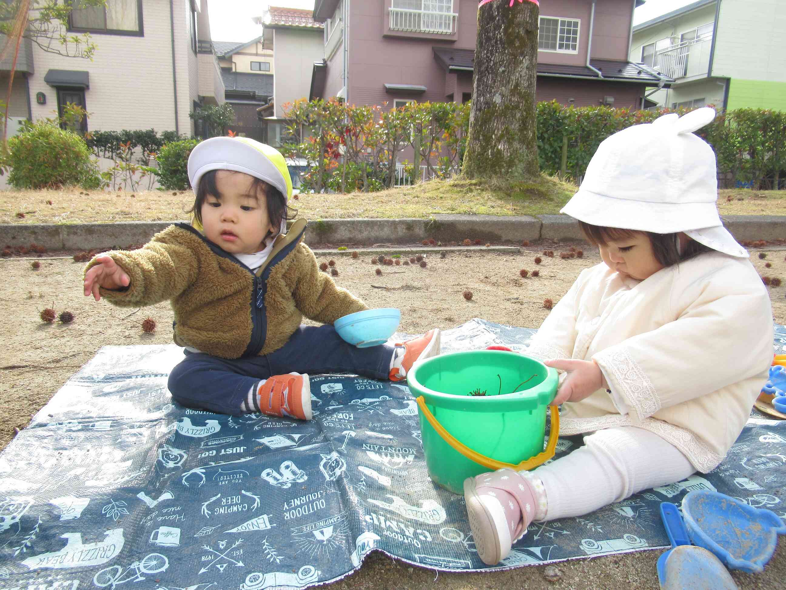 みんなでお散歩に行ったよ