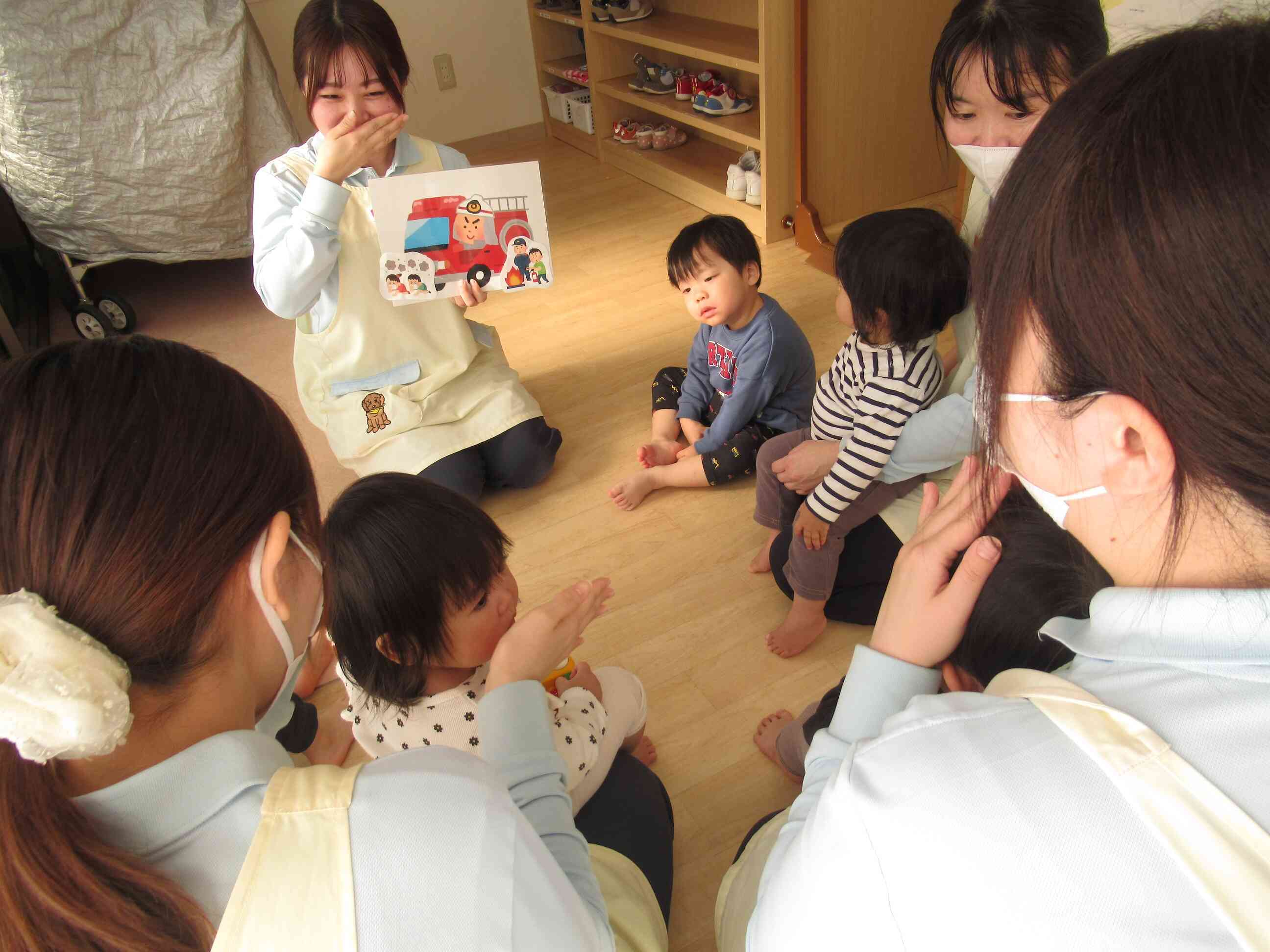 避難訓練の様子