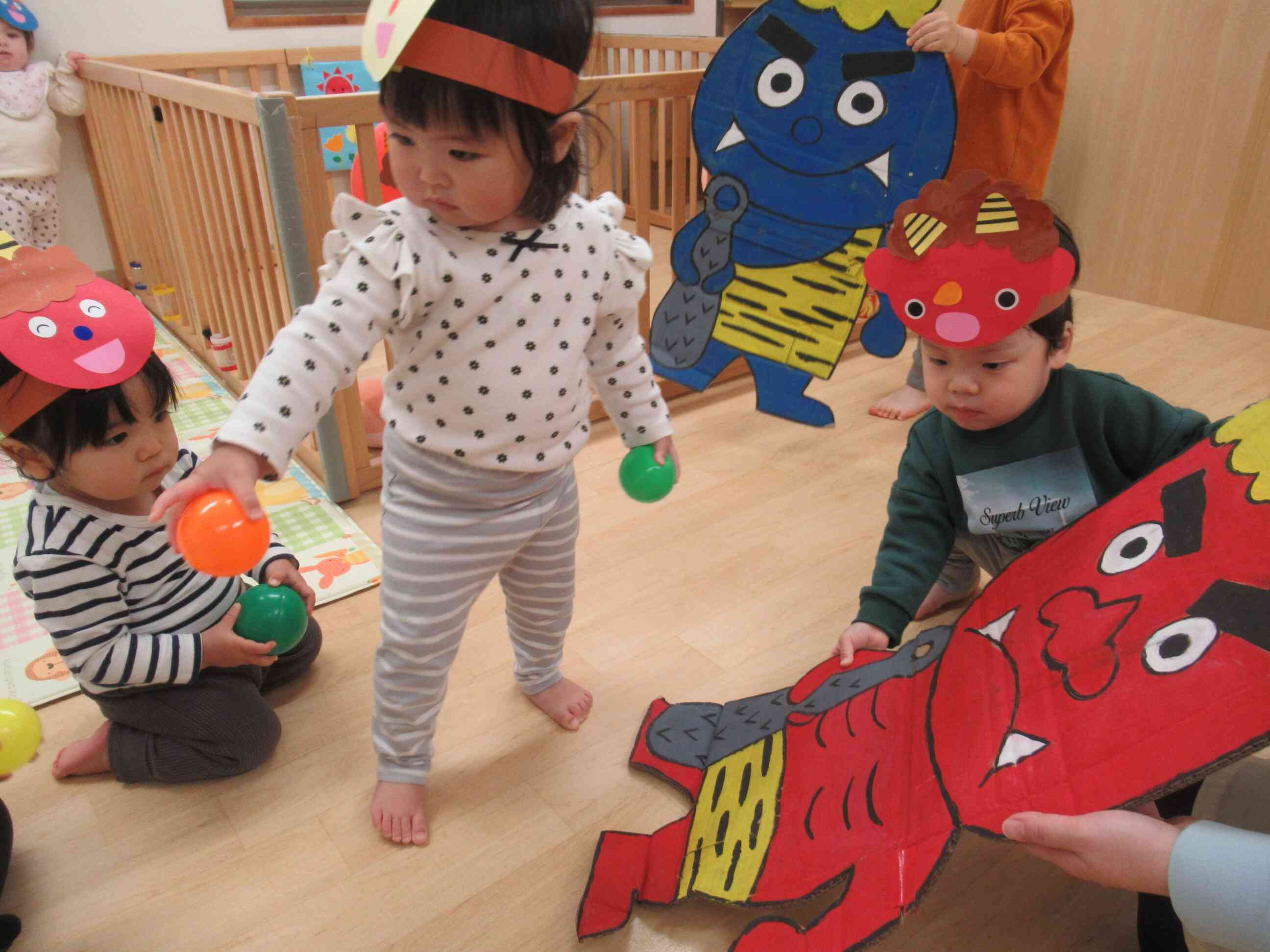 みんなで「鬼は外！福は内！」