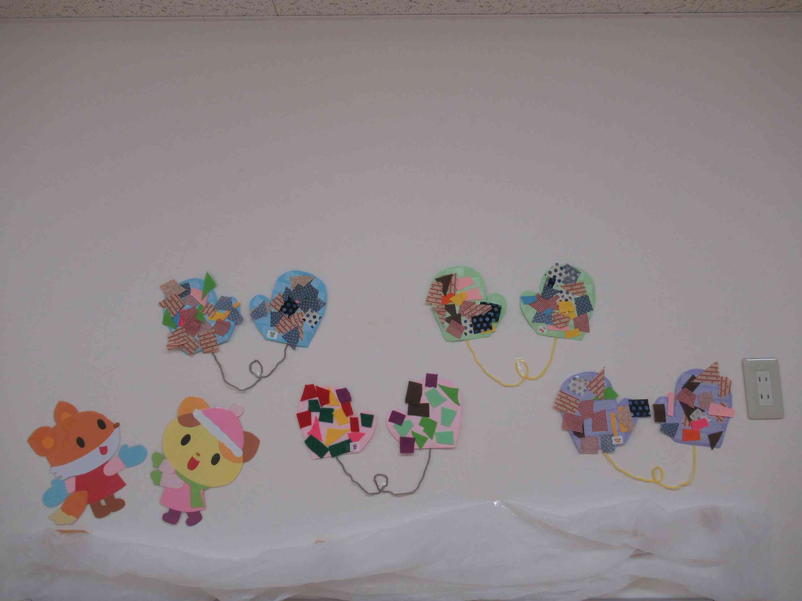 可愛らしい手袋ができたよ