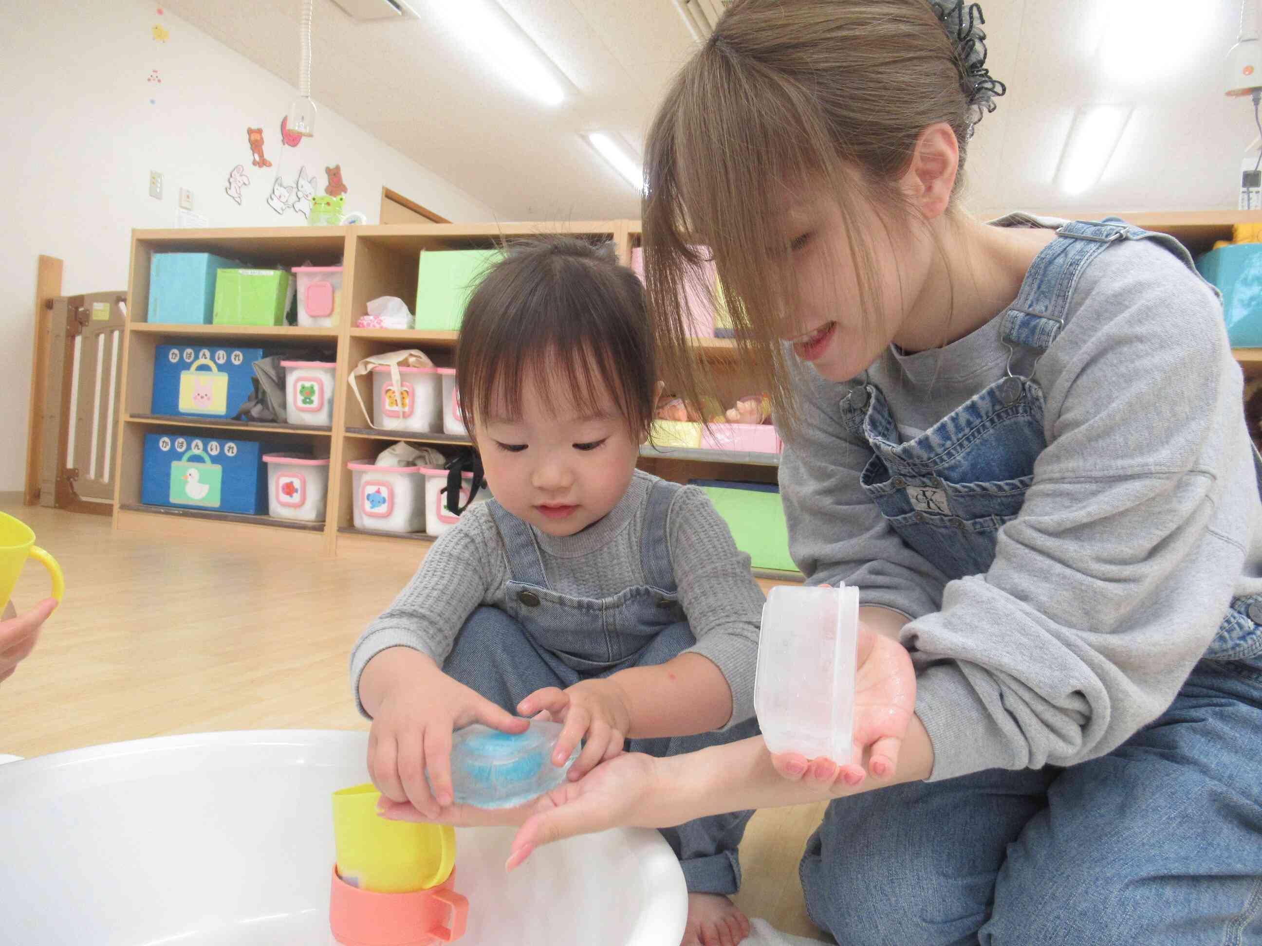 お母さんといっぱい遊んだね