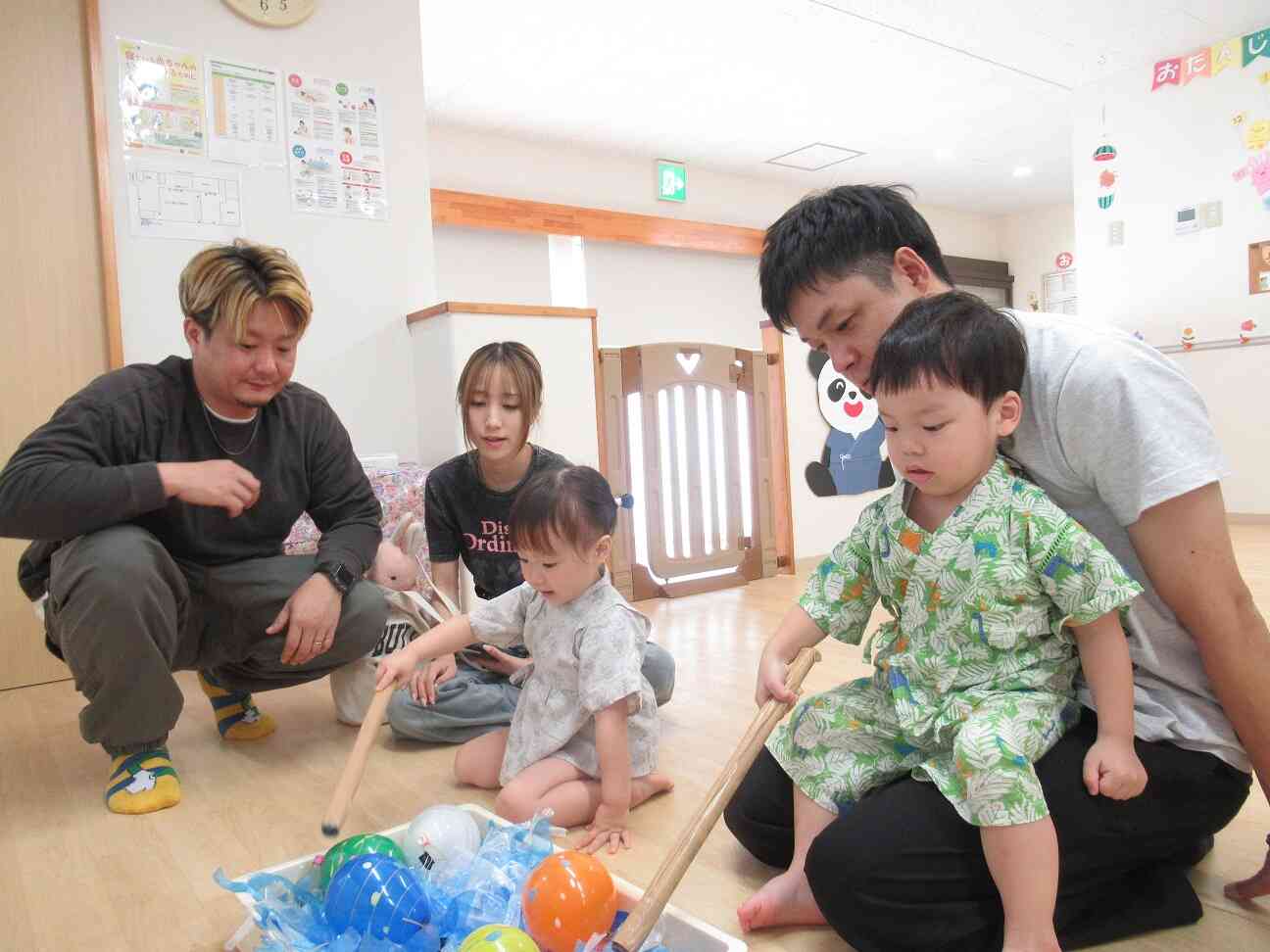 ヨーヨー釣りをしたよ