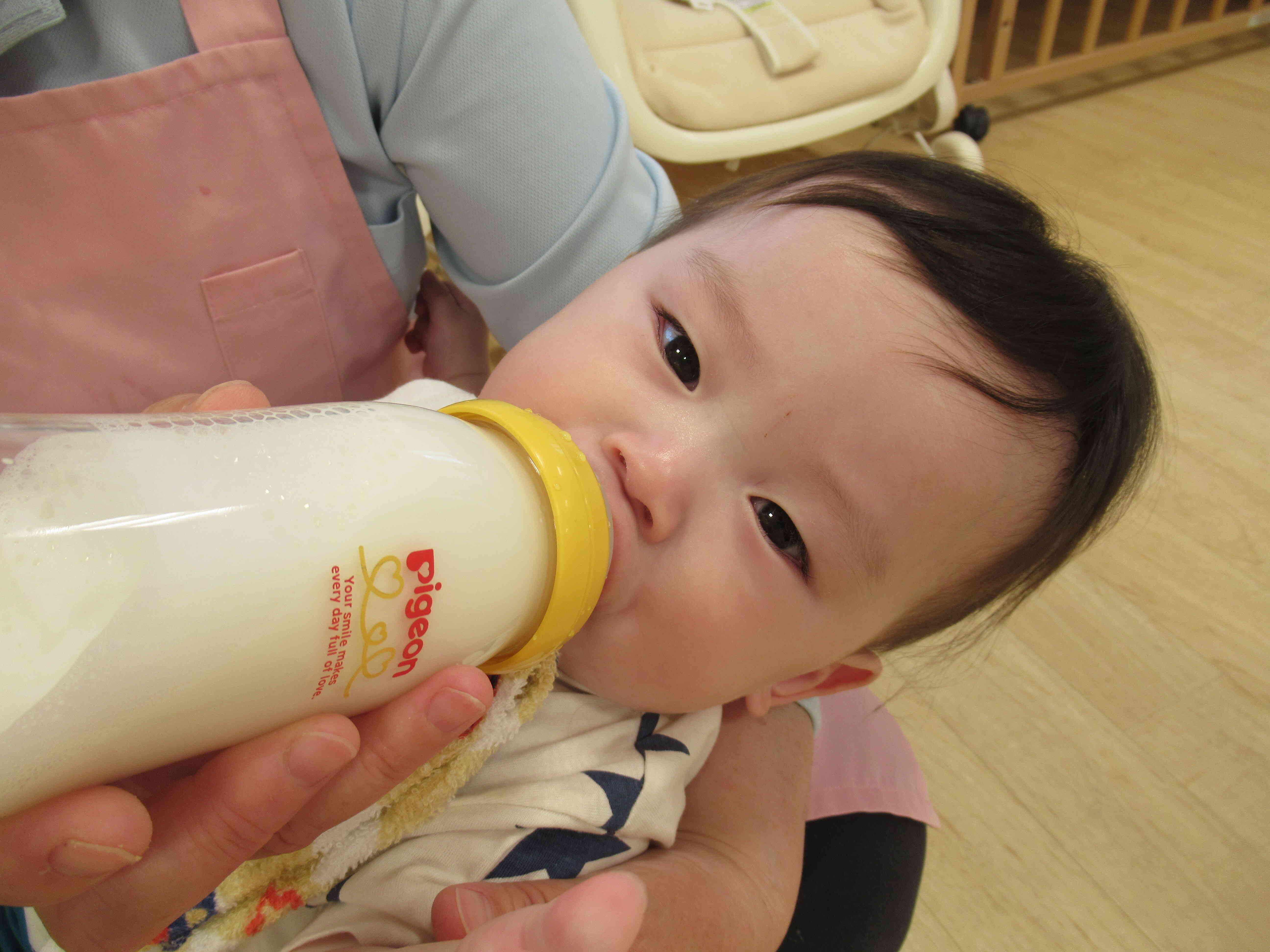 ミルクもたくさん飲んでいるよ