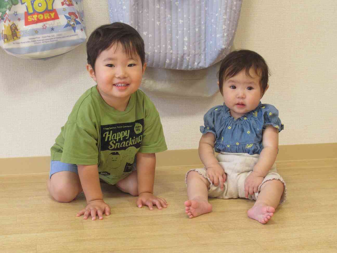 お兄ちゃんと一緒、嬉しいね！