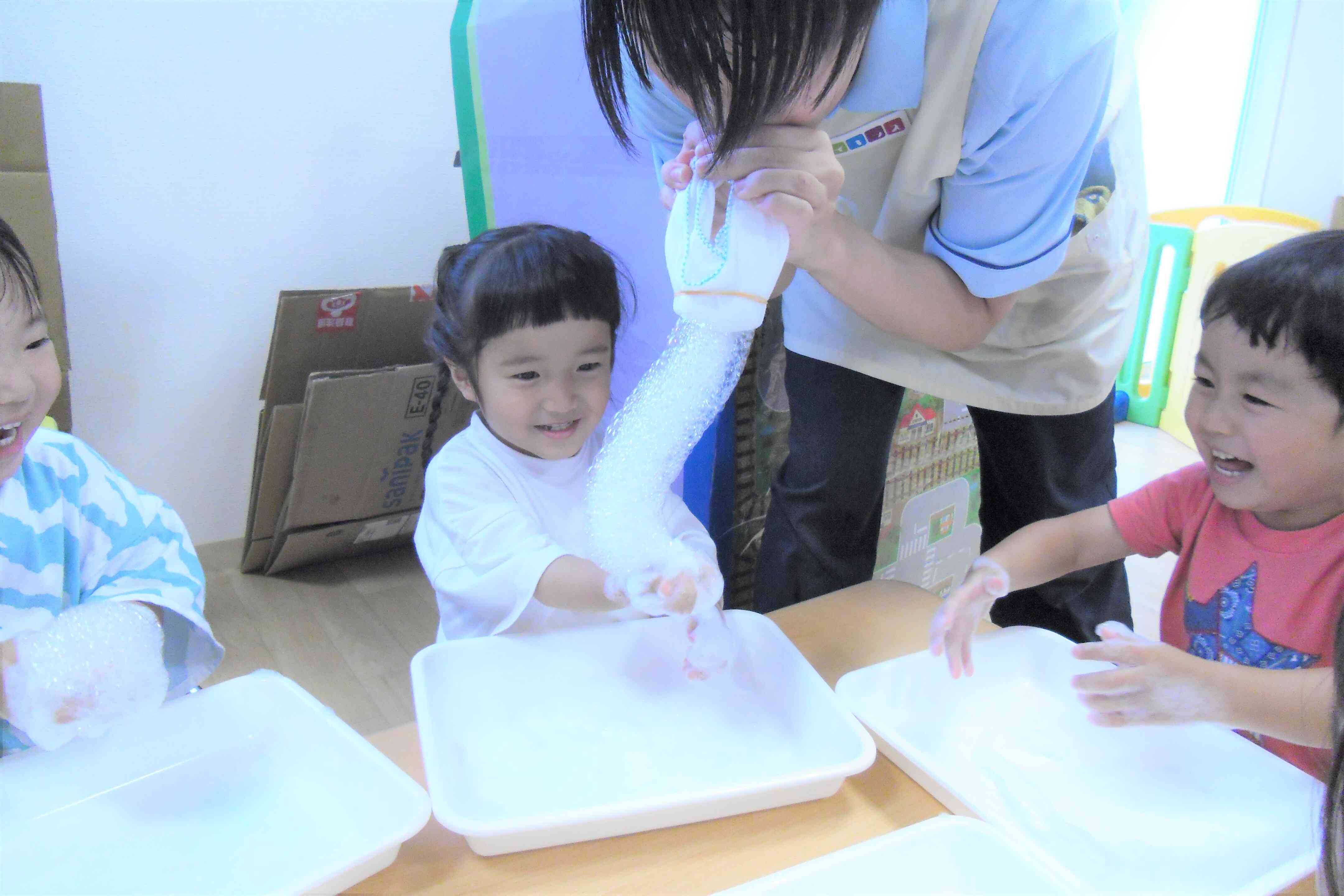 ブクブク…象さんのお鼻みたい！