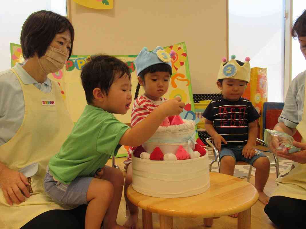7月生まれのお友だち、おめでとう！