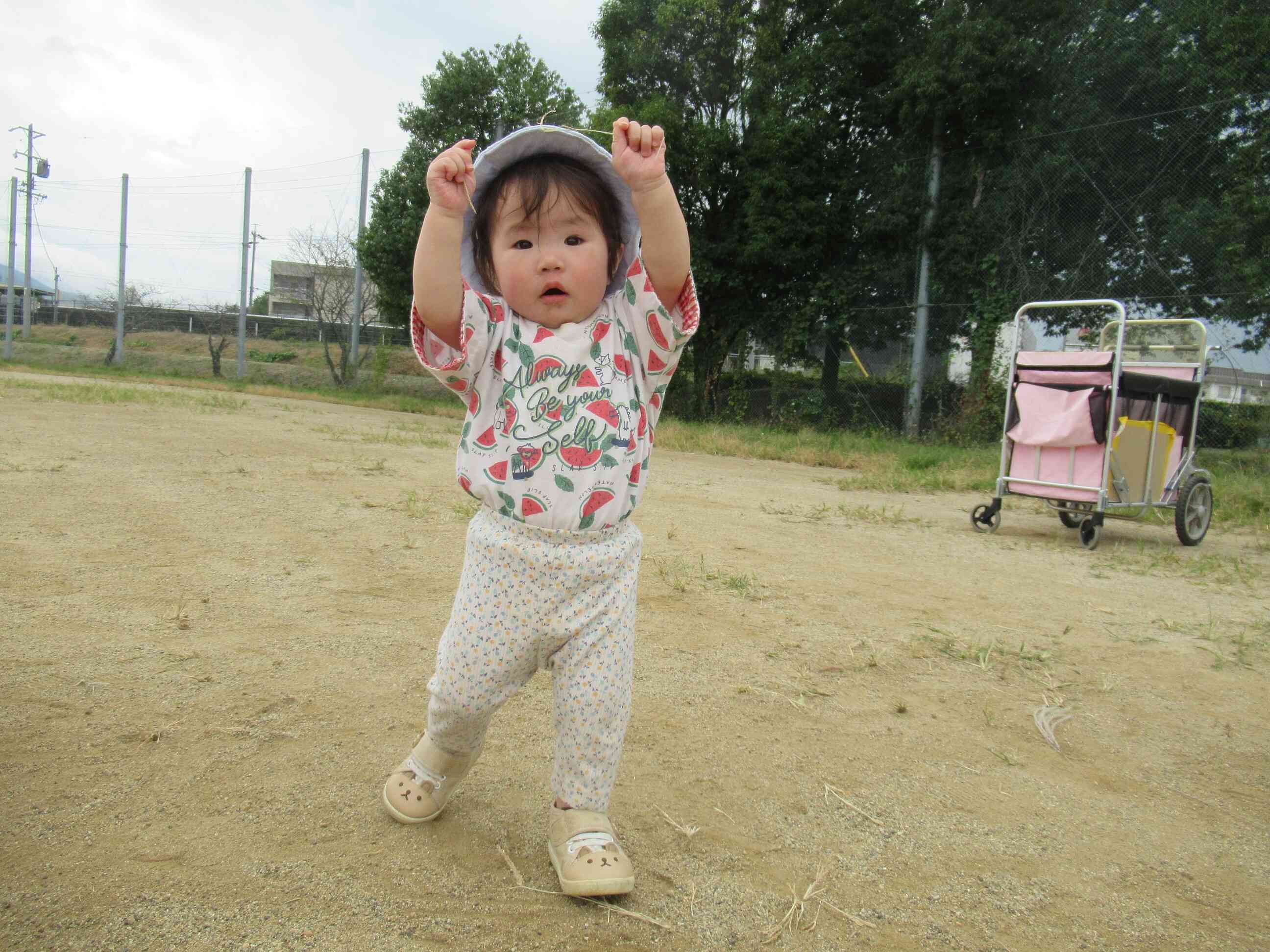 歩くのって楽しいね