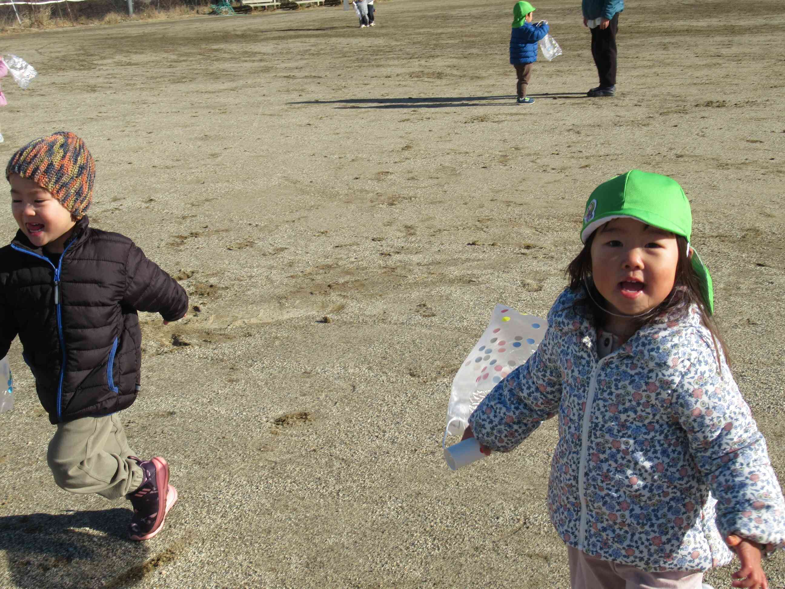 たこあげ楽しいな！