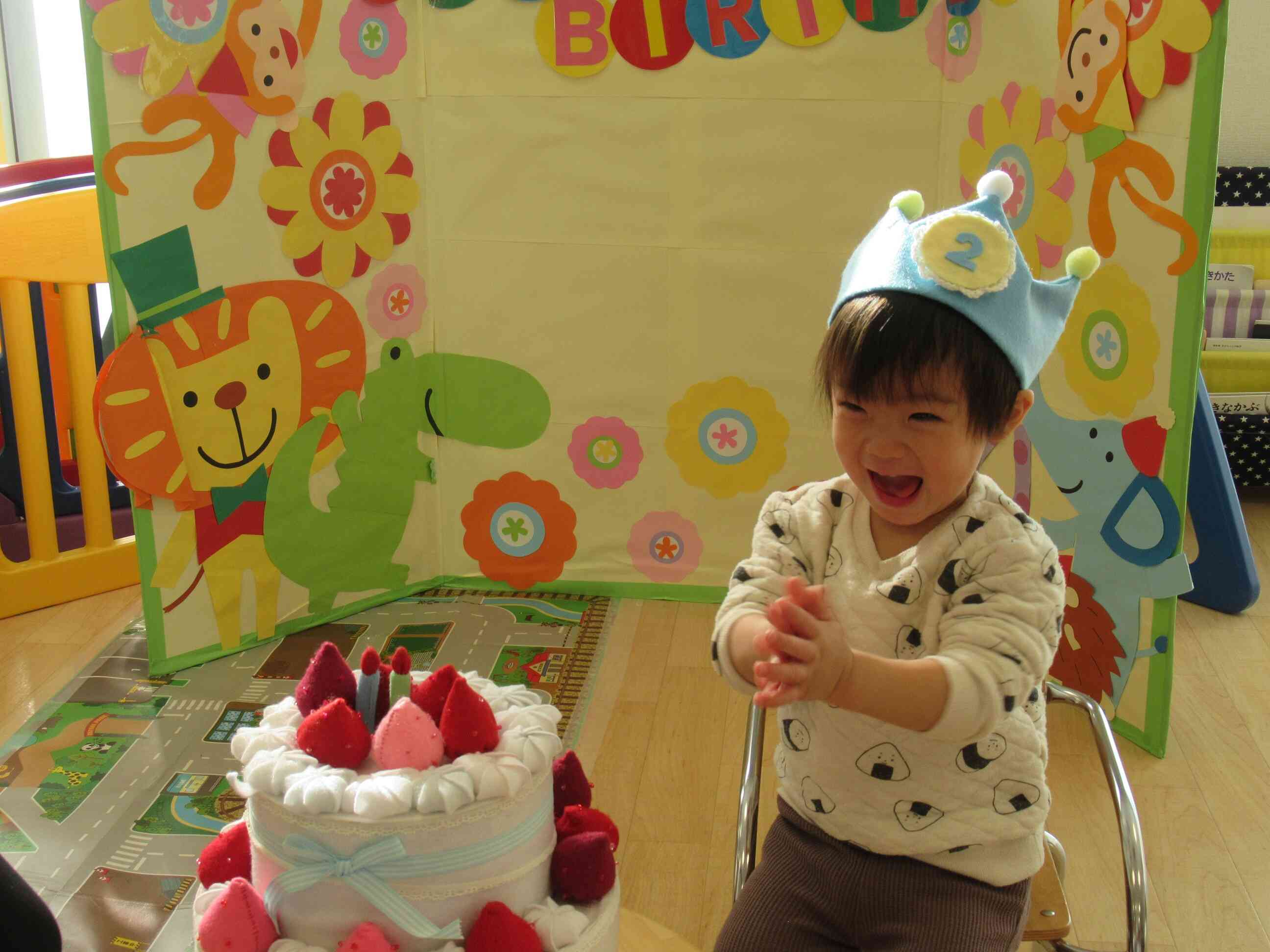 1月生まれのお友だち、おめでとう！