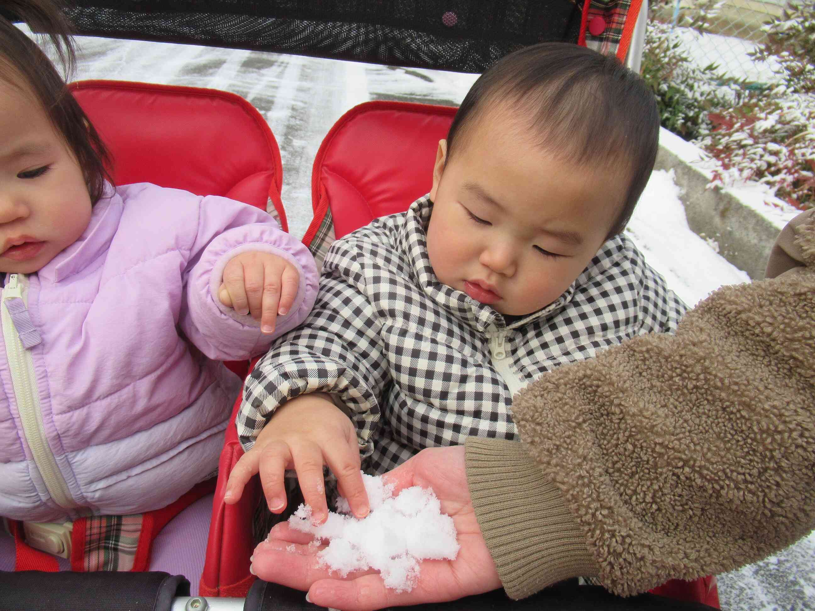 雪、楽しいね！