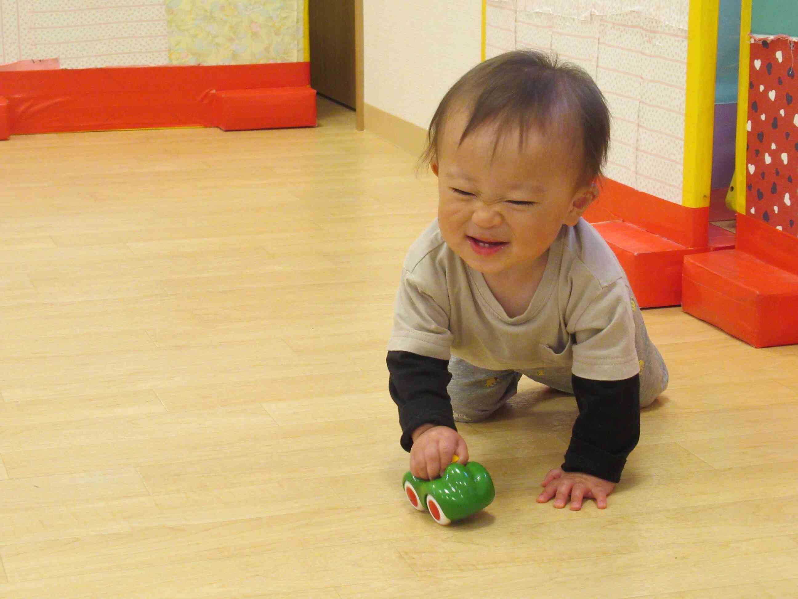 車を走らせるの楽しいね！