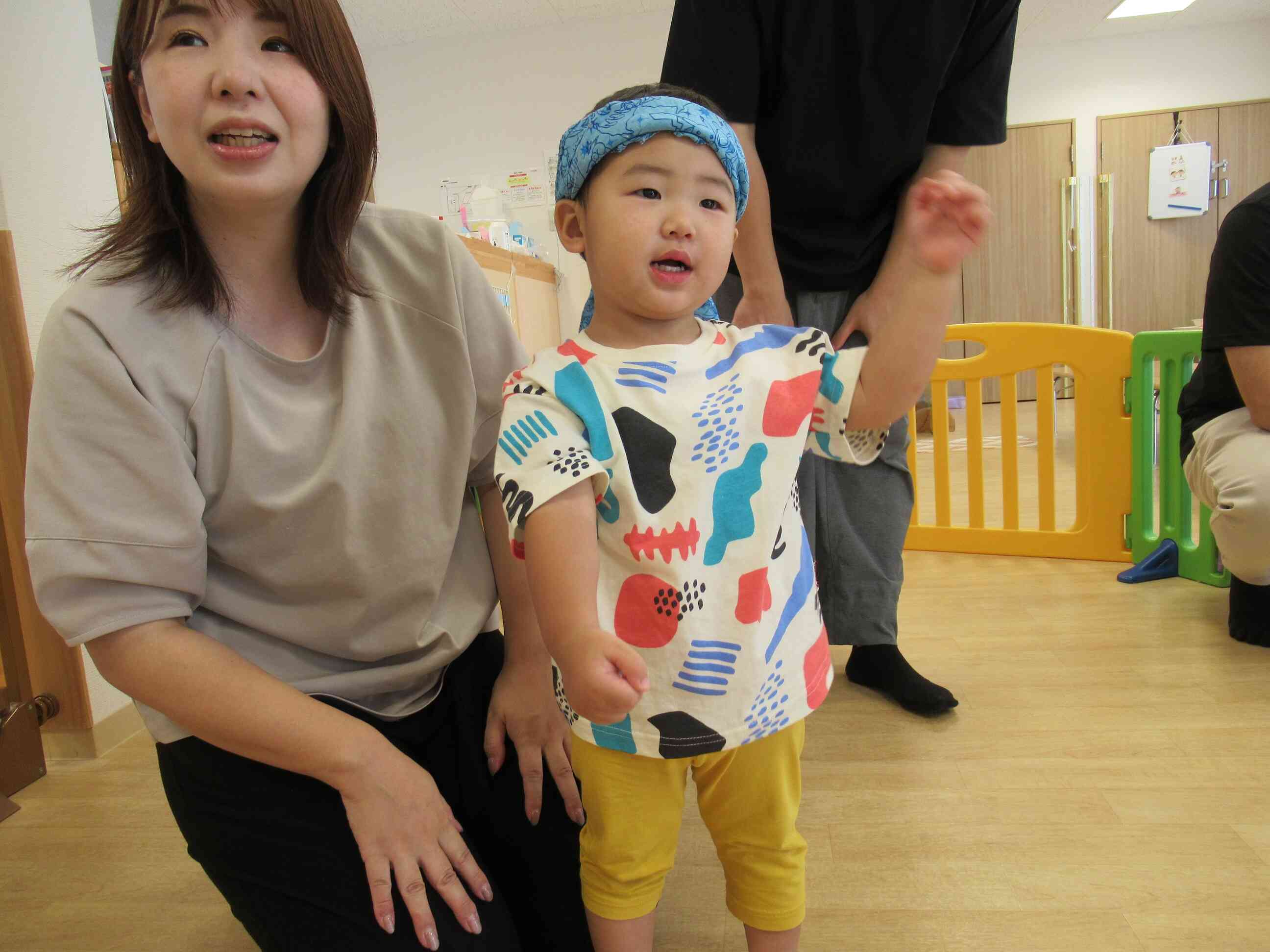 親子で遊ぼう【あひる組１歳児】
