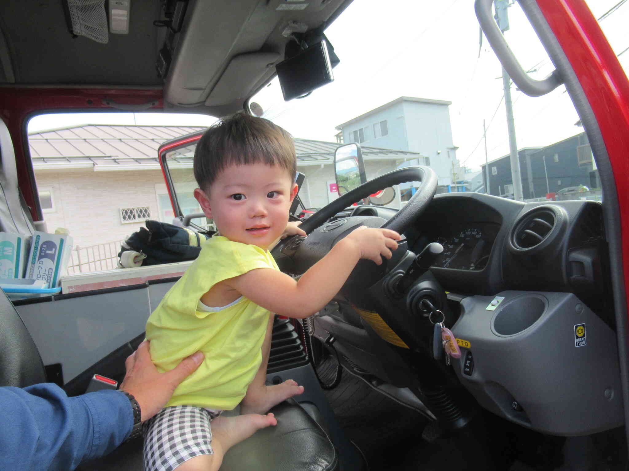 ぼく・わたしも運転手に変身☆