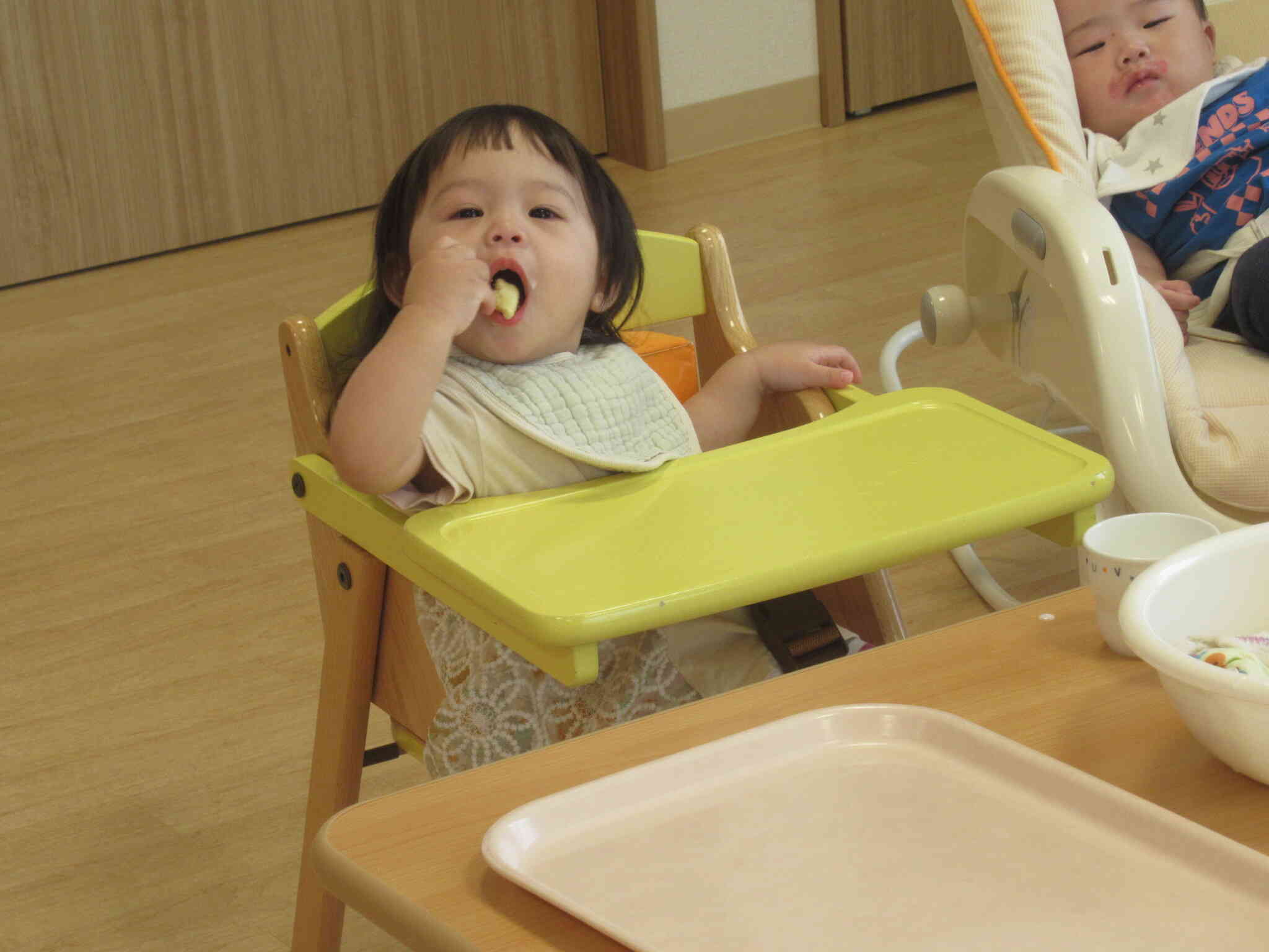 自分で食べられるよ！