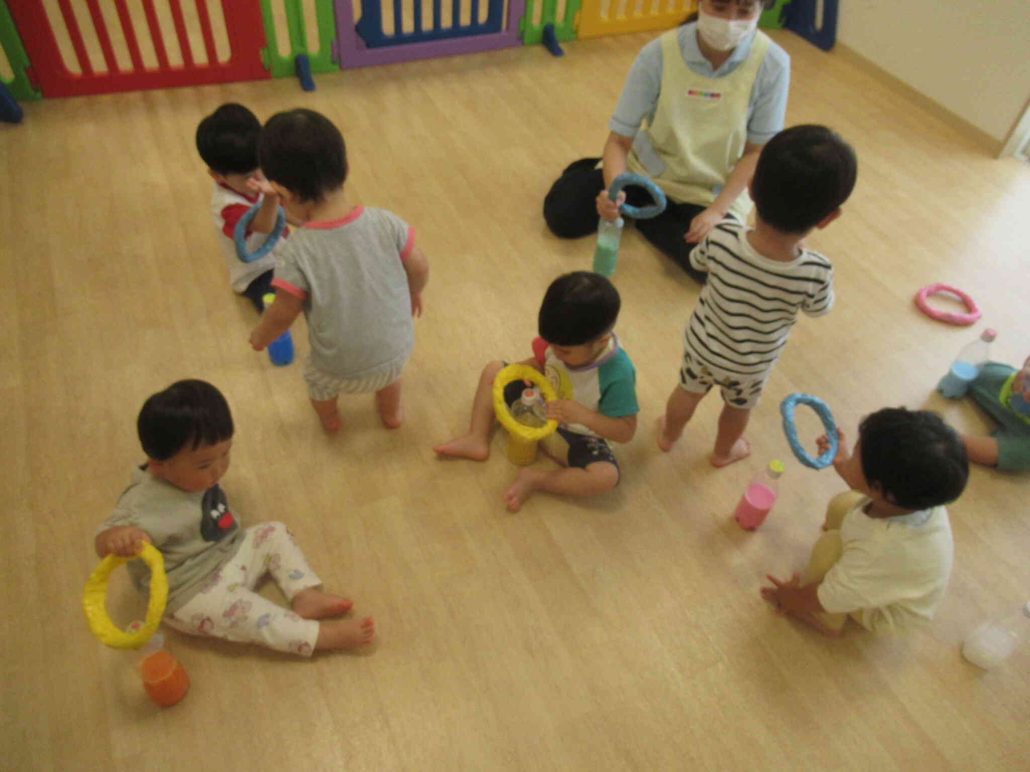 見て！入ったよ！