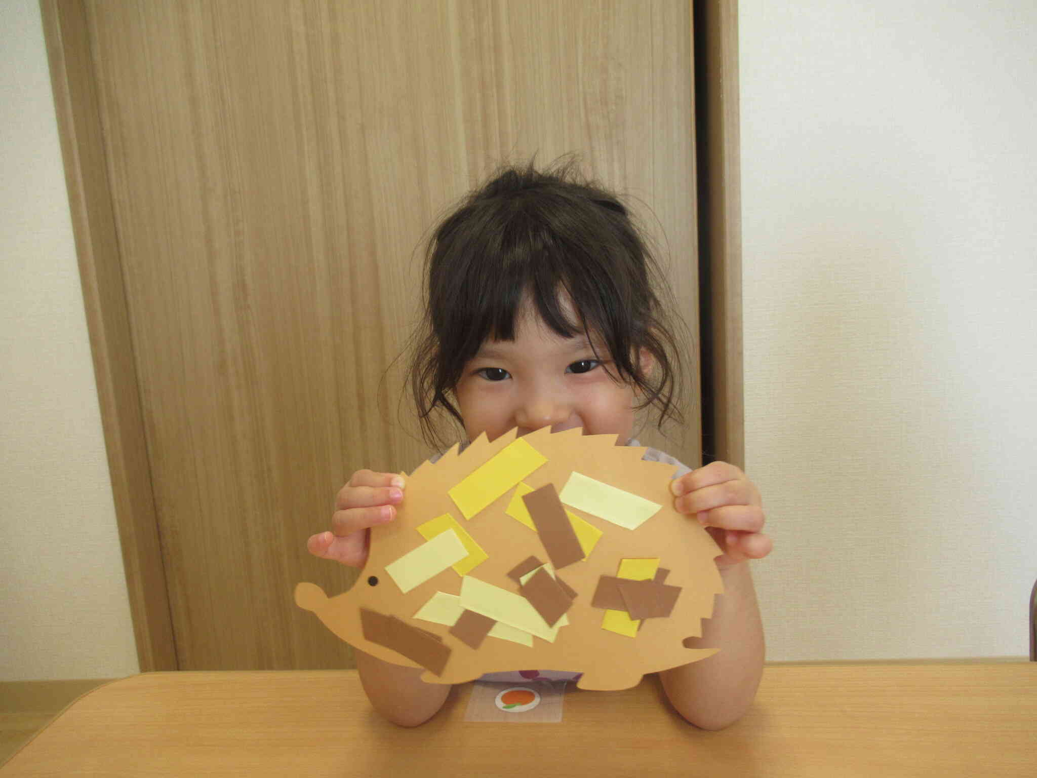 見て～わたしのハリネズミ！