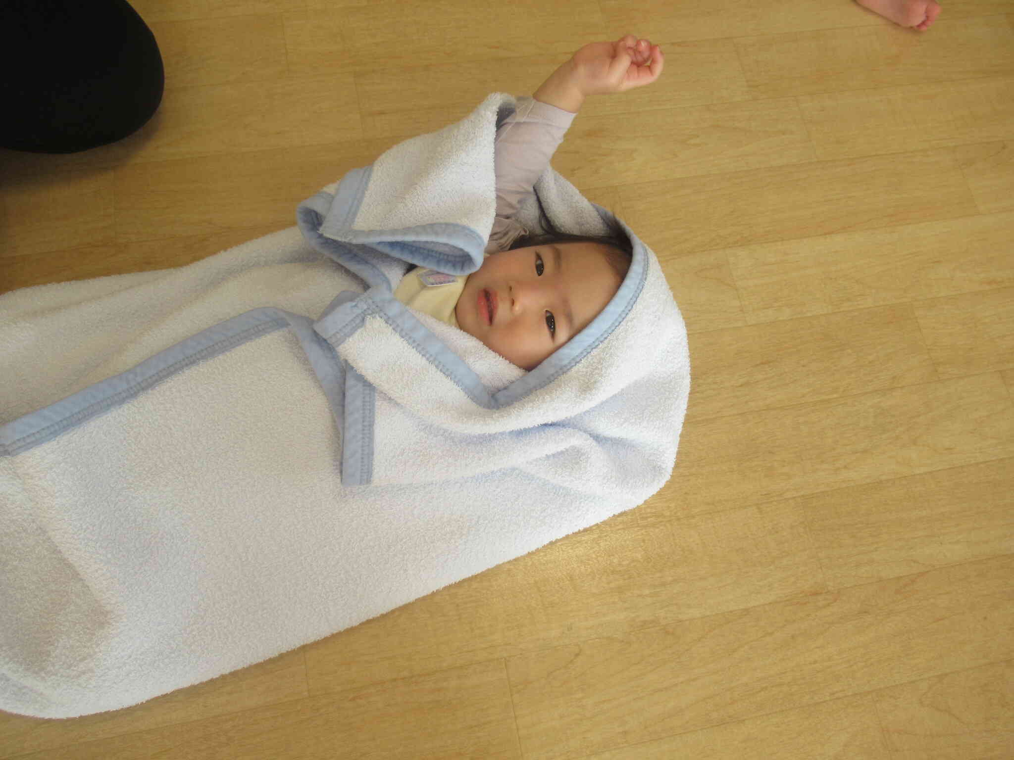 可愛い手が出てきました！