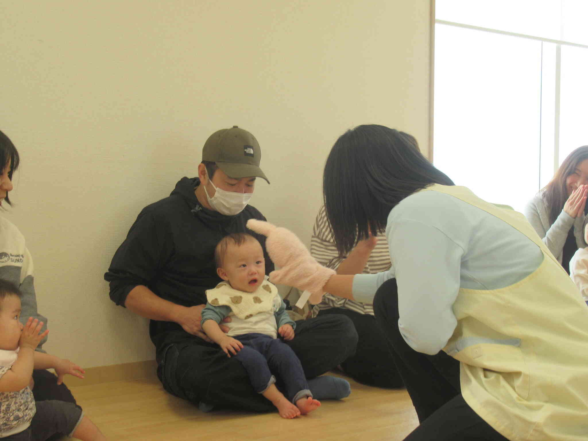 うさぎちゃん、タッチー！