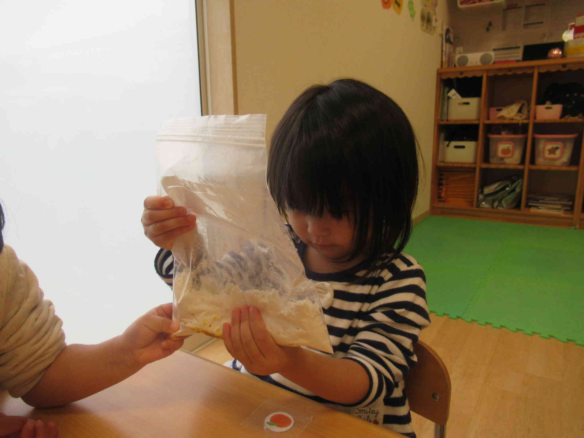 かぼちゃのクッキー作り