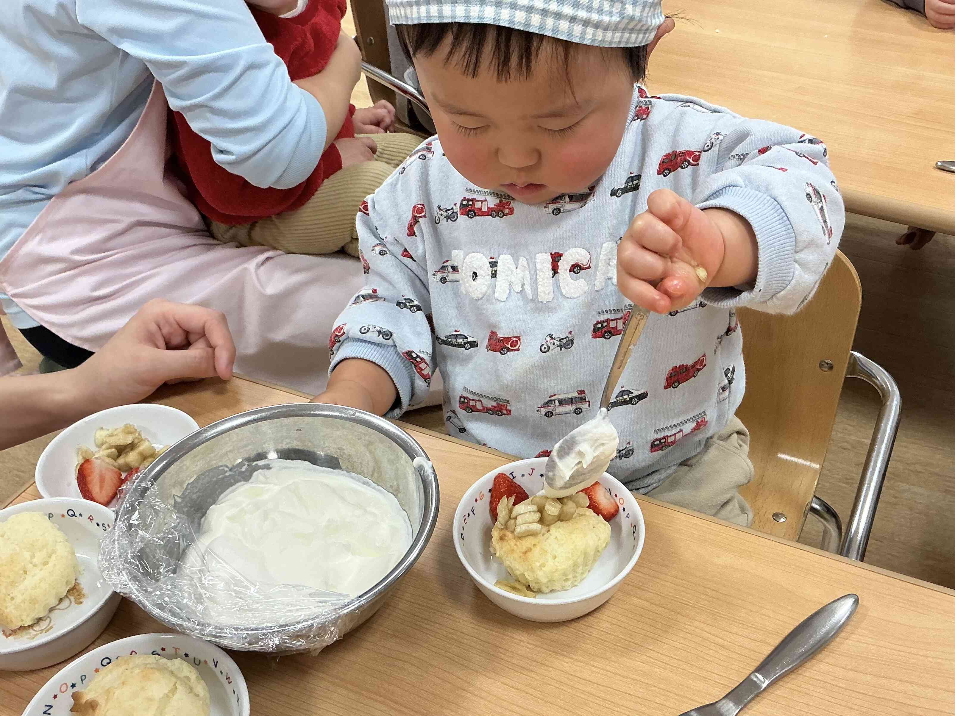 クリスマスケーキ作り